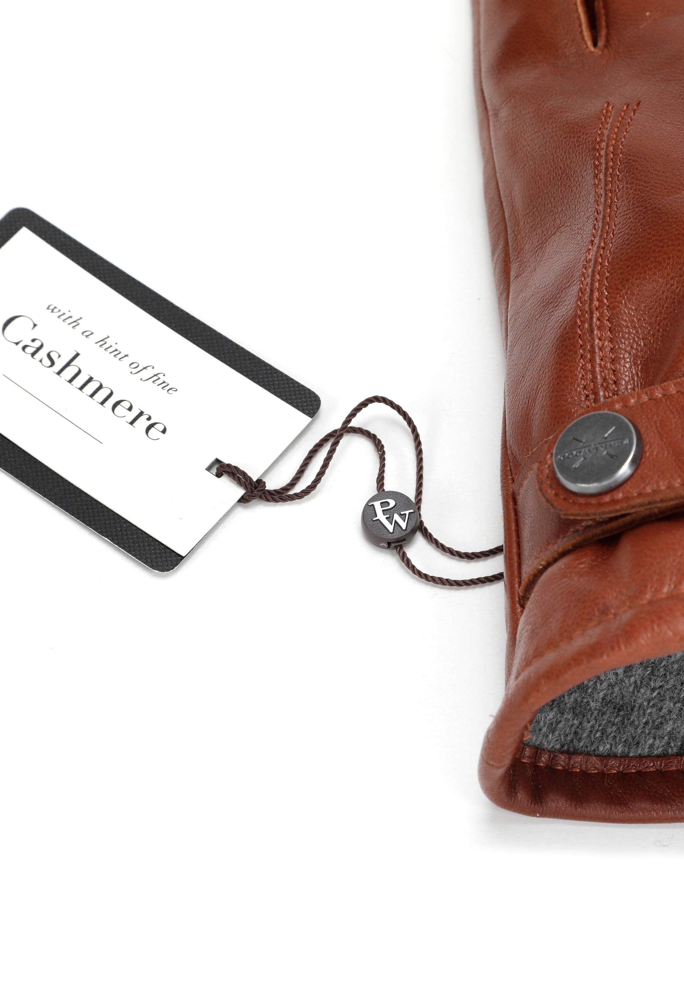 PEARLWOOD Lederhandschuhe »BROOKS«, (1 Paar), weiches Innenfutter, Wollanteil, verstellbarer Lederriegel