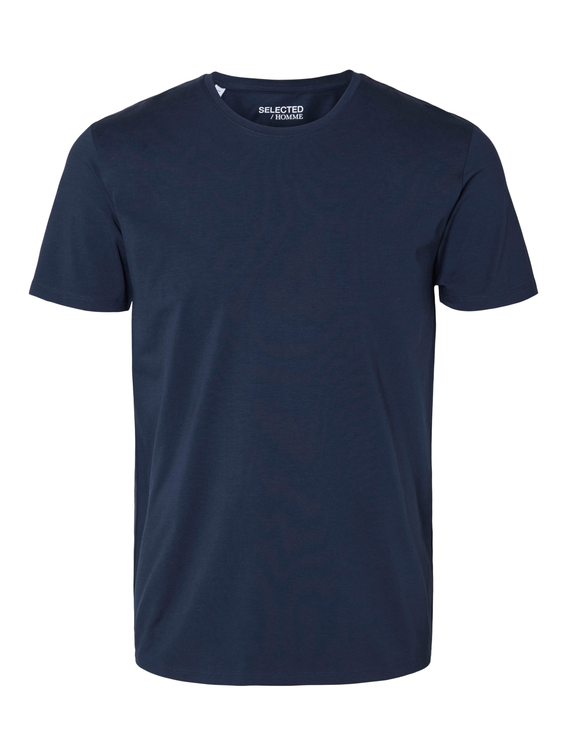 SELECTED Shirt à col rond »SLHNEWPIMA SS O-NECK TEE NOOS«