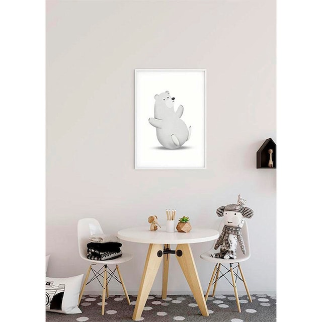 Komar Poster »Cute Animal Polar Bear«, Tiere, (1 St.), Kinderzimmer,  Schlafzimmer, Wohnzimmer