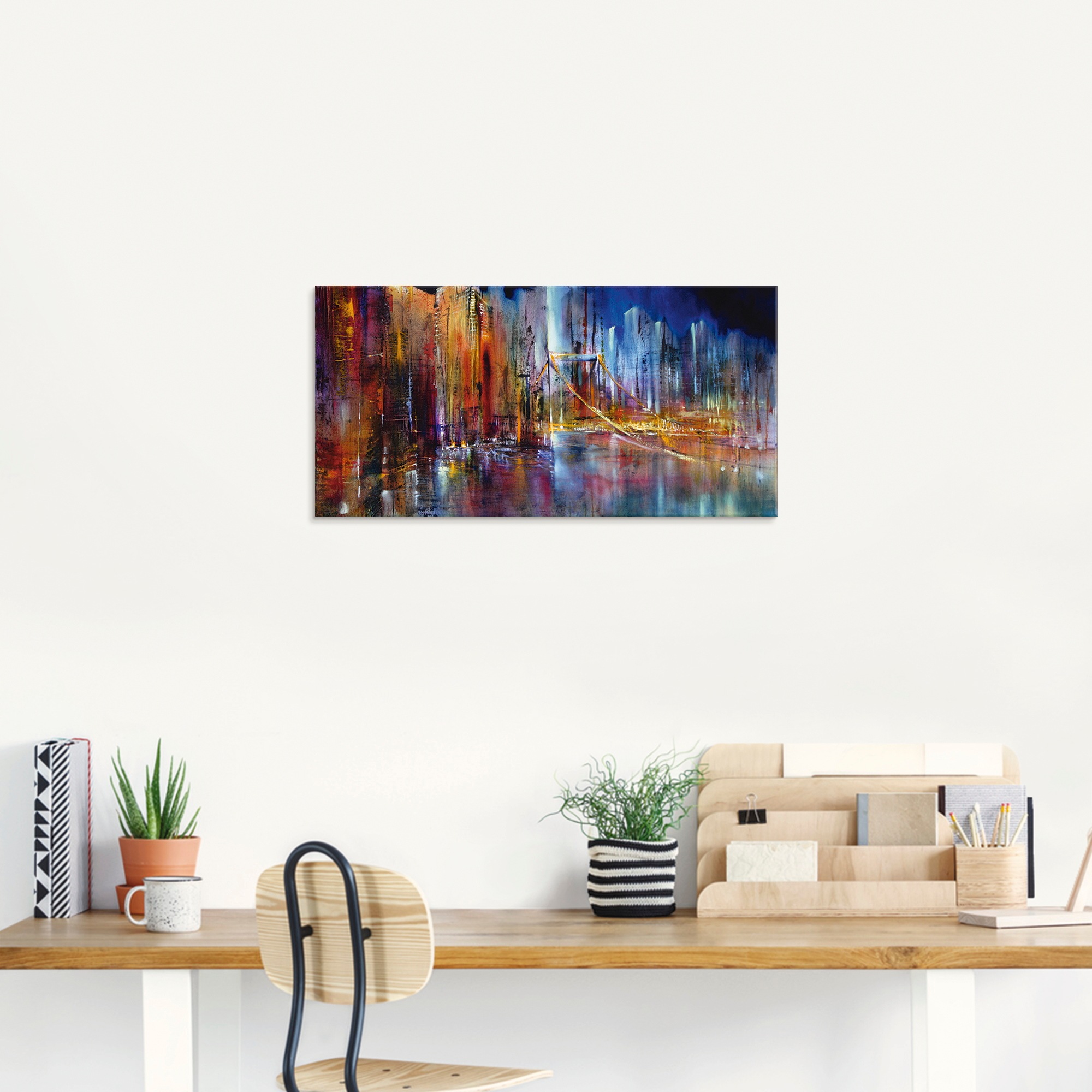 Artland Glasbild »Stadtansicht I« Amerika 1 Stk. tlg. in verschiedenen Grössen