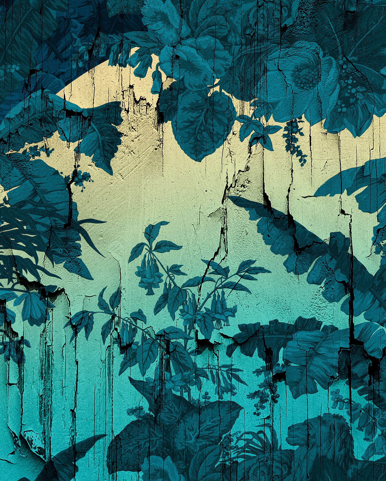 Komar Image »Mur en Ruine« 1 cuis tlg. Wandbild zur Dekoration - ohne Rahmen