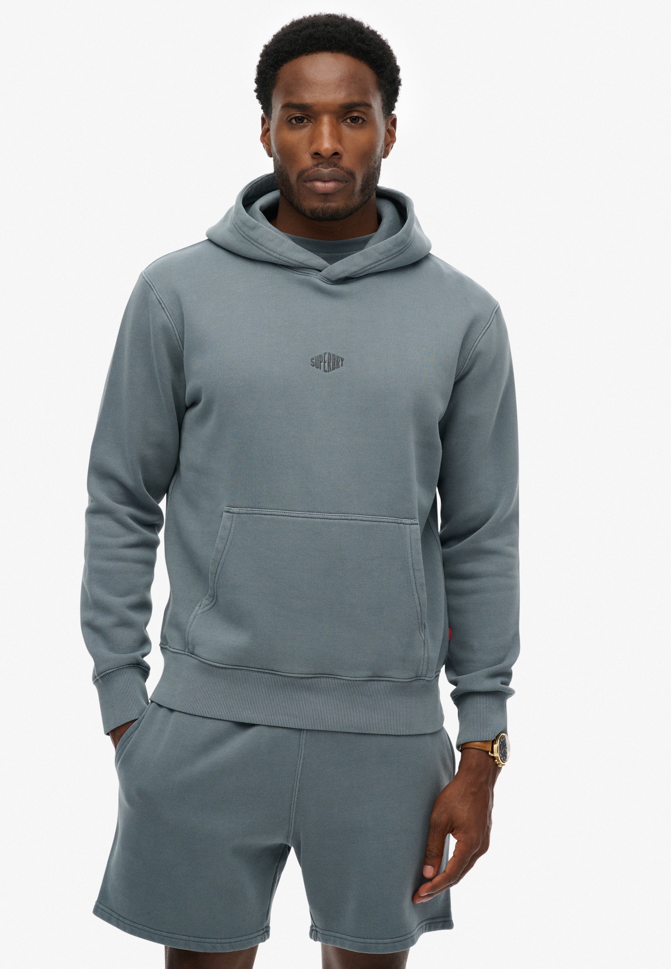 Image of Superdry Kapuzensweatshirt "MICRO LOGO HOOD", mit Micro-Marken-Logo