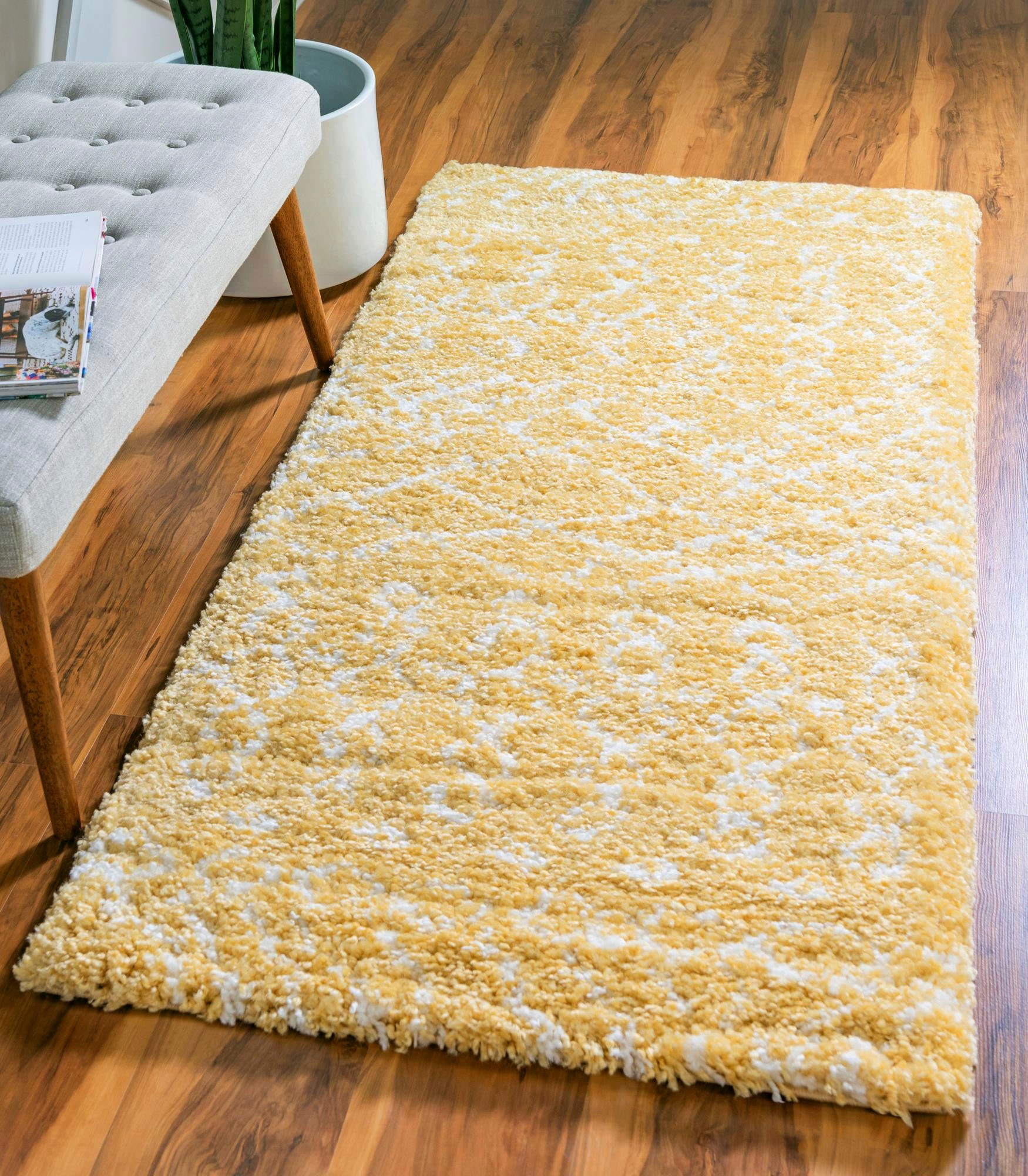 Image of Myflair Möbel & Accessoires Hochflor-Läufer "Temara Shag, LAGERRÄUMUNG" rechteckig 51 mm Höhe Teppich-Läufer, gewebt, Scandi Design, ideal im Flur & Schlafzimmer