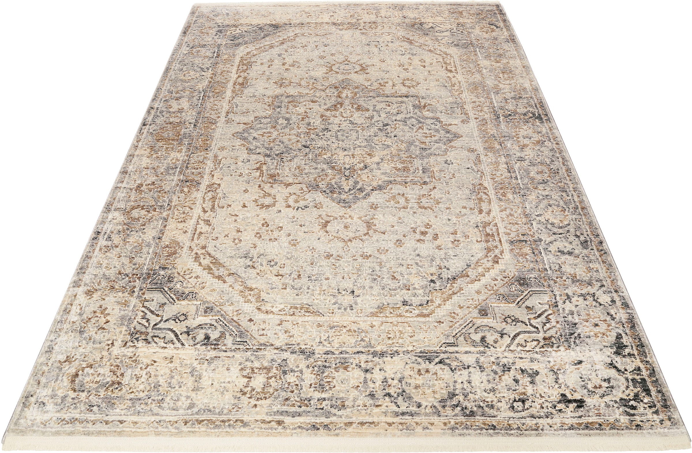 Image of Wecon home Teppich "SoHo Touch" rechteckig 7 mm Höhe Hoch-Tief-Struktur, Wohnzimmer
