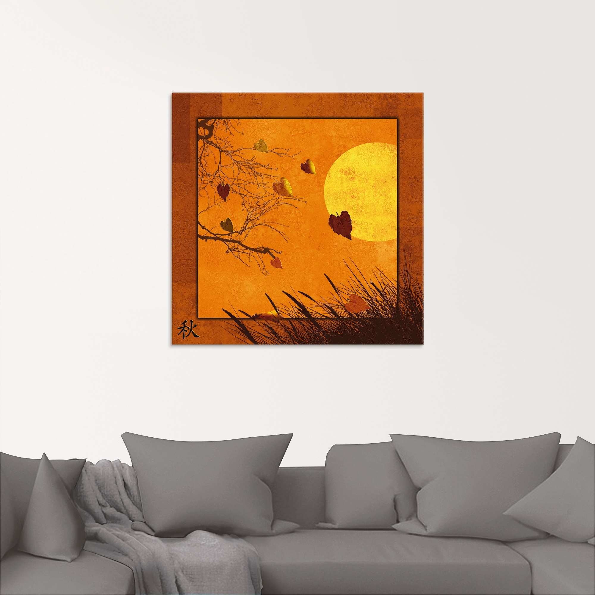 Artland Glasbild »Serie vier Jahreszeiten - Herbst«, Vier Jahreszeiten, (1 St.), in verschiedenen Grössen