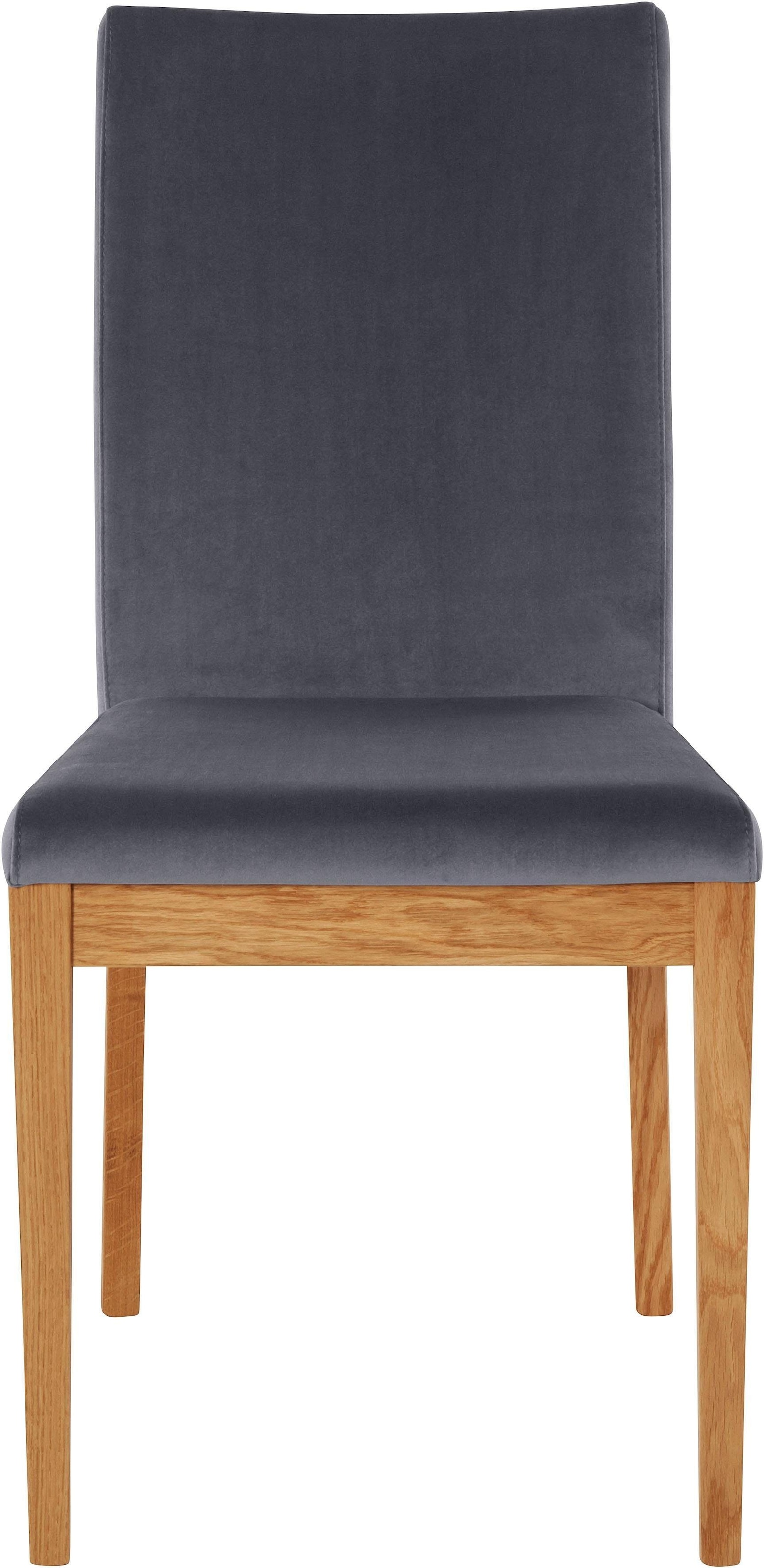 Home affaire Stuhl »Dendres«, (Set), 2 St., Luxus-Microfaser