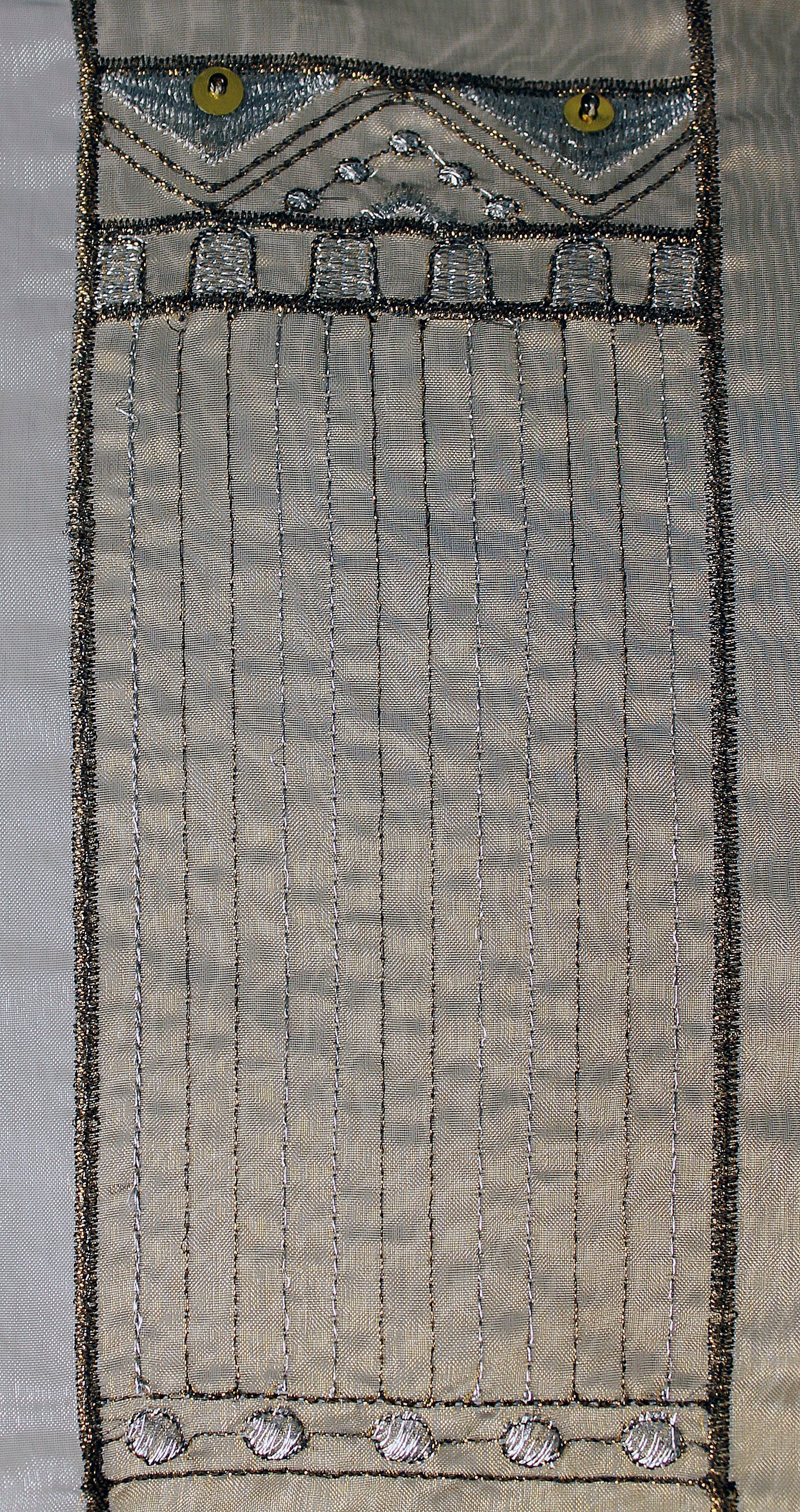 HOSSNER - ART OF HOME DECO Gardine »Zürichsee«, (1 St.), Schlaufenschal im besonderen Design