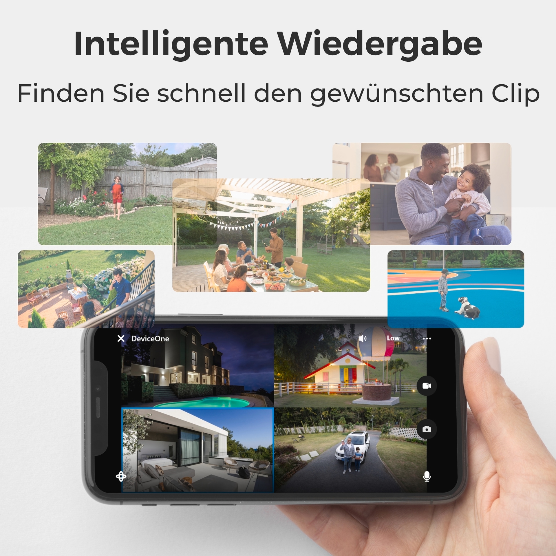 Reolink Netzwerk-Videorecorder »NVS16 - 16-Kanal PoE NVR für 24/7-Aufnahmen«, unterstützt max. 16MP, eingebaute 4TB HDD, max. 12TB Speichergrösse