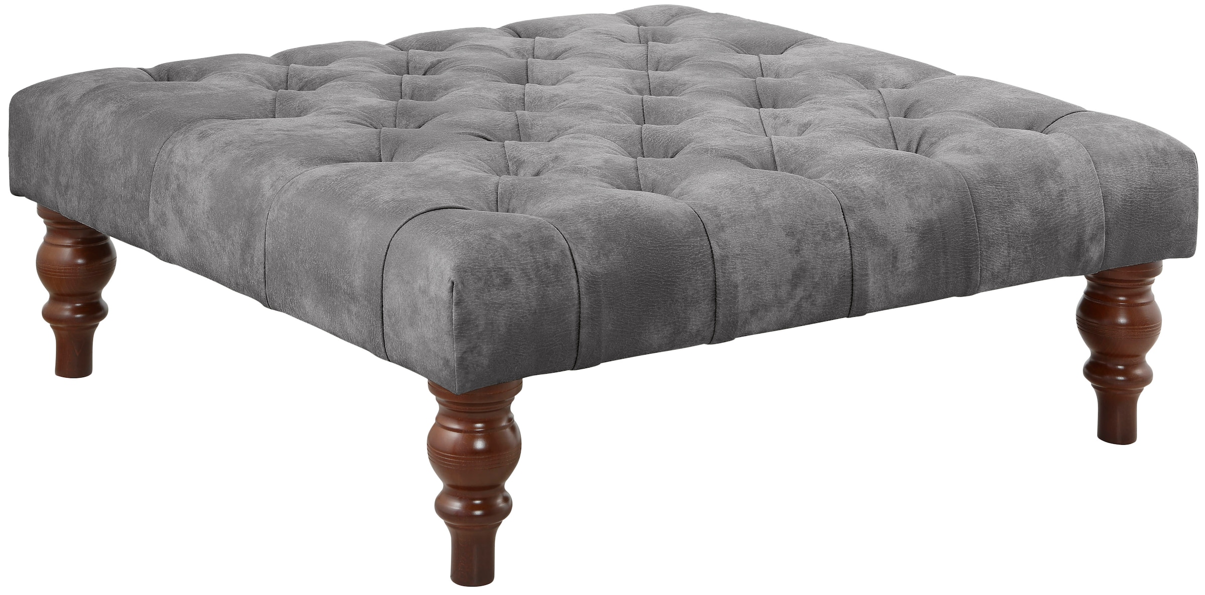 Home affaire Tabouret rembourré »Chesterfield« mit Knopfheftung , auch in Leder