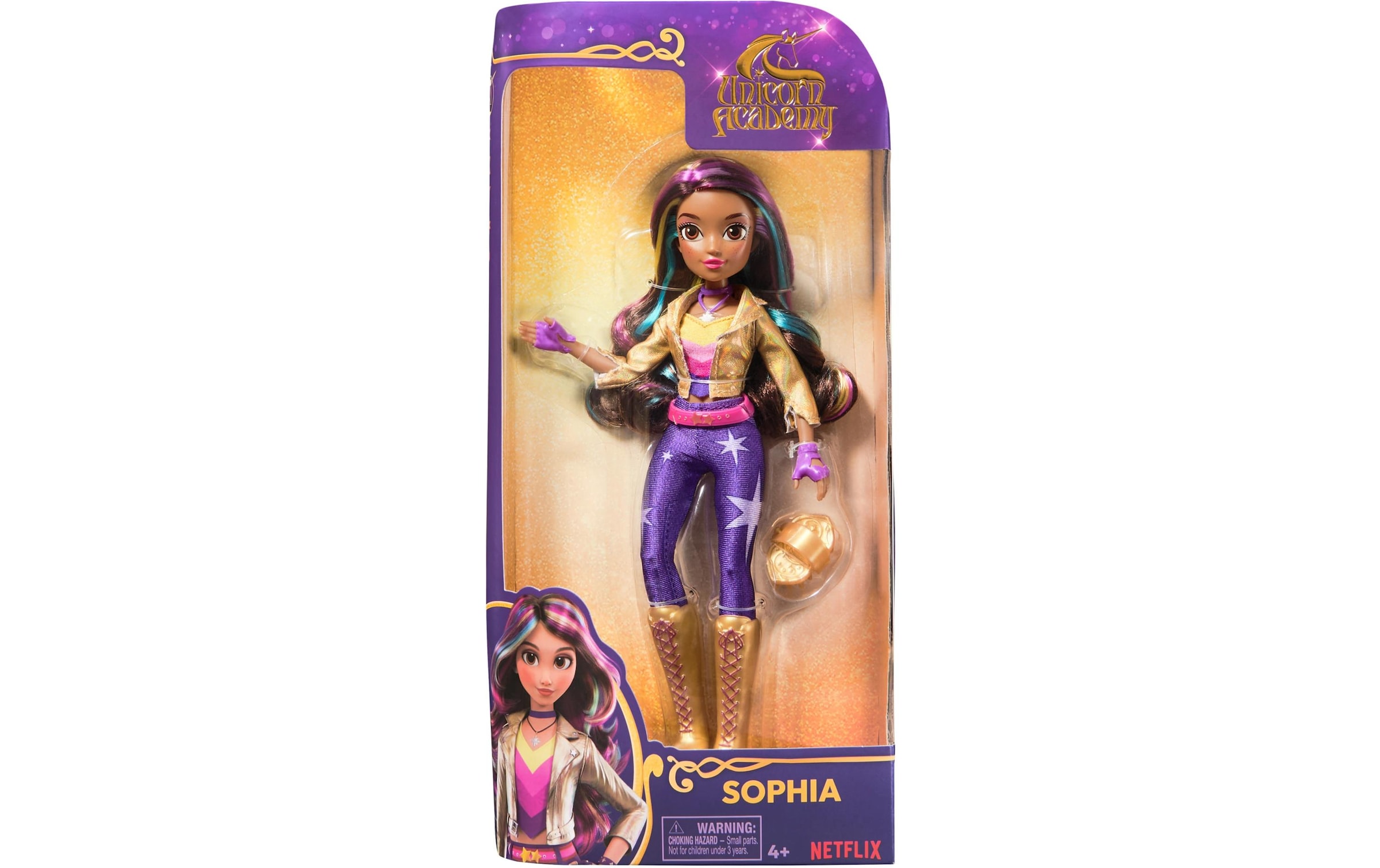 Anziehpuppe »Spinmaster Unicorn Academy Fashion Doll Sophia«