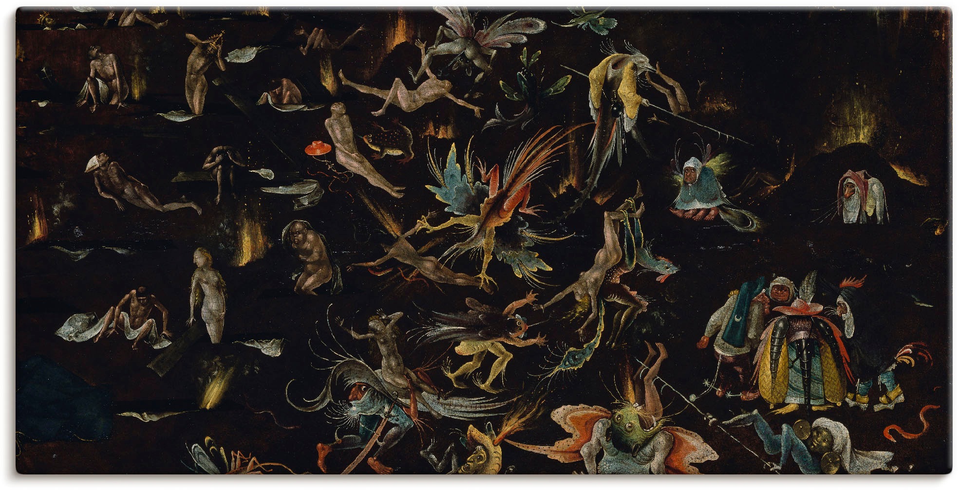 Image of Artland Wandbild »Darstellung des Jüngsten Gerichts«, Gruppen & Familien, (1 St.), in vielen Grössen & Produktarten -Leinwandbild, Poster, Wandaufkleber / Wandtattoo auch für Badezimmer geeignet bei Ackermann Versand Schweiz