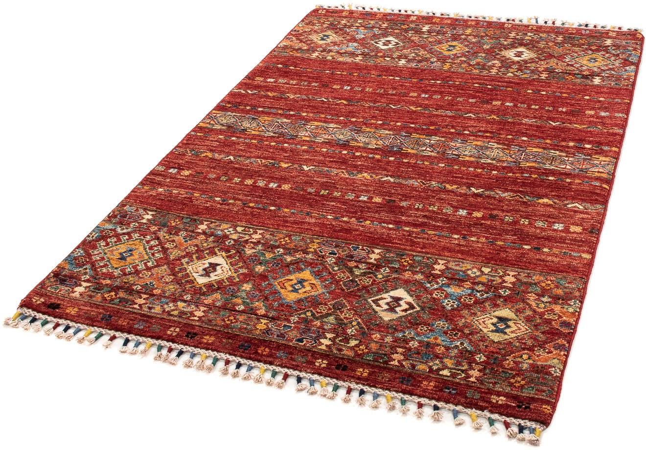 Image of morgenland Orientteppich »Ziegler - 158 x 105 cm - mehrfarbig«, rechteckig, 6 mm Höhe, Wohnzimmer, Handgeknüpft, Einzelstück mit Zertifikat bei Ackermann Versand Schweiz