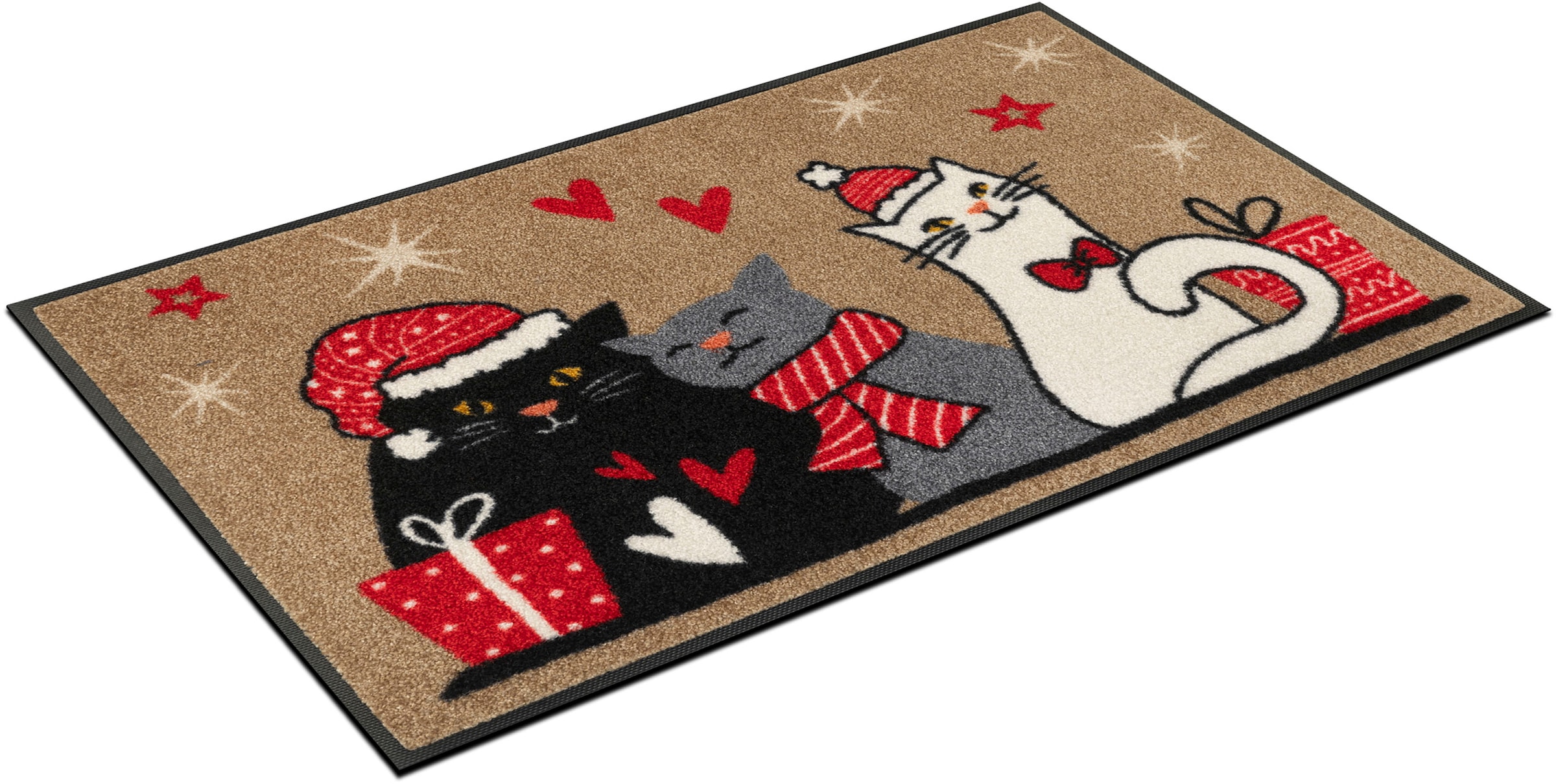 Image of wash+dry by Kleen-Tex Fussmatte "Cuddle Time" rechteckig 7 mm Höhe
