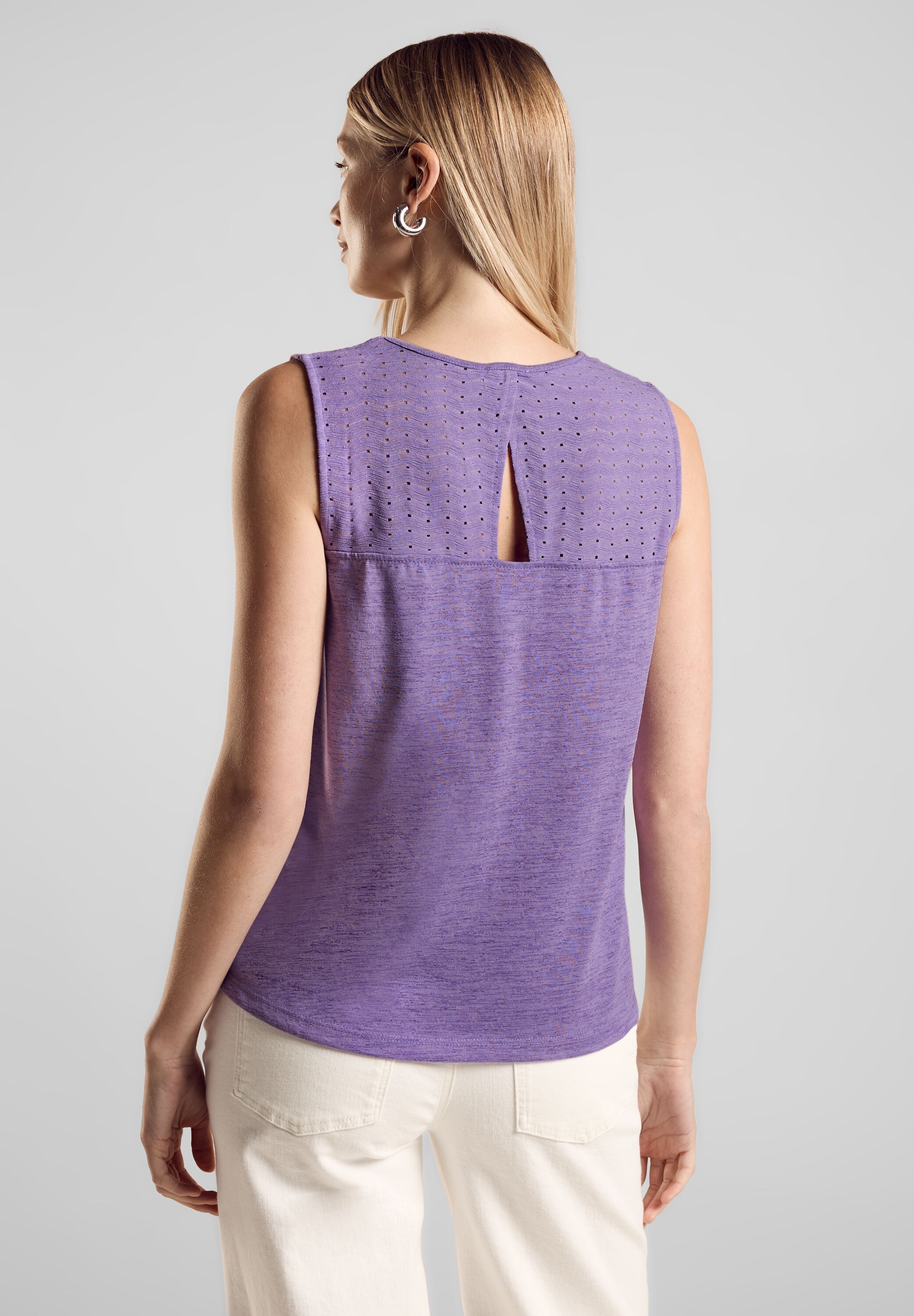 STREET ONE Top en dentelle mit Stickerei