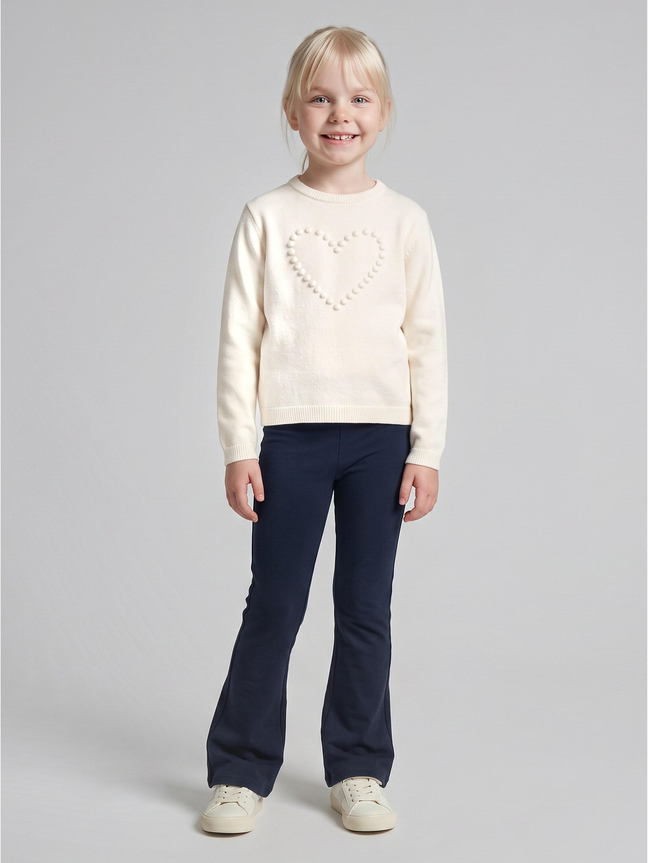TOM TAILOR Jacquardpullover mit Herzmuster