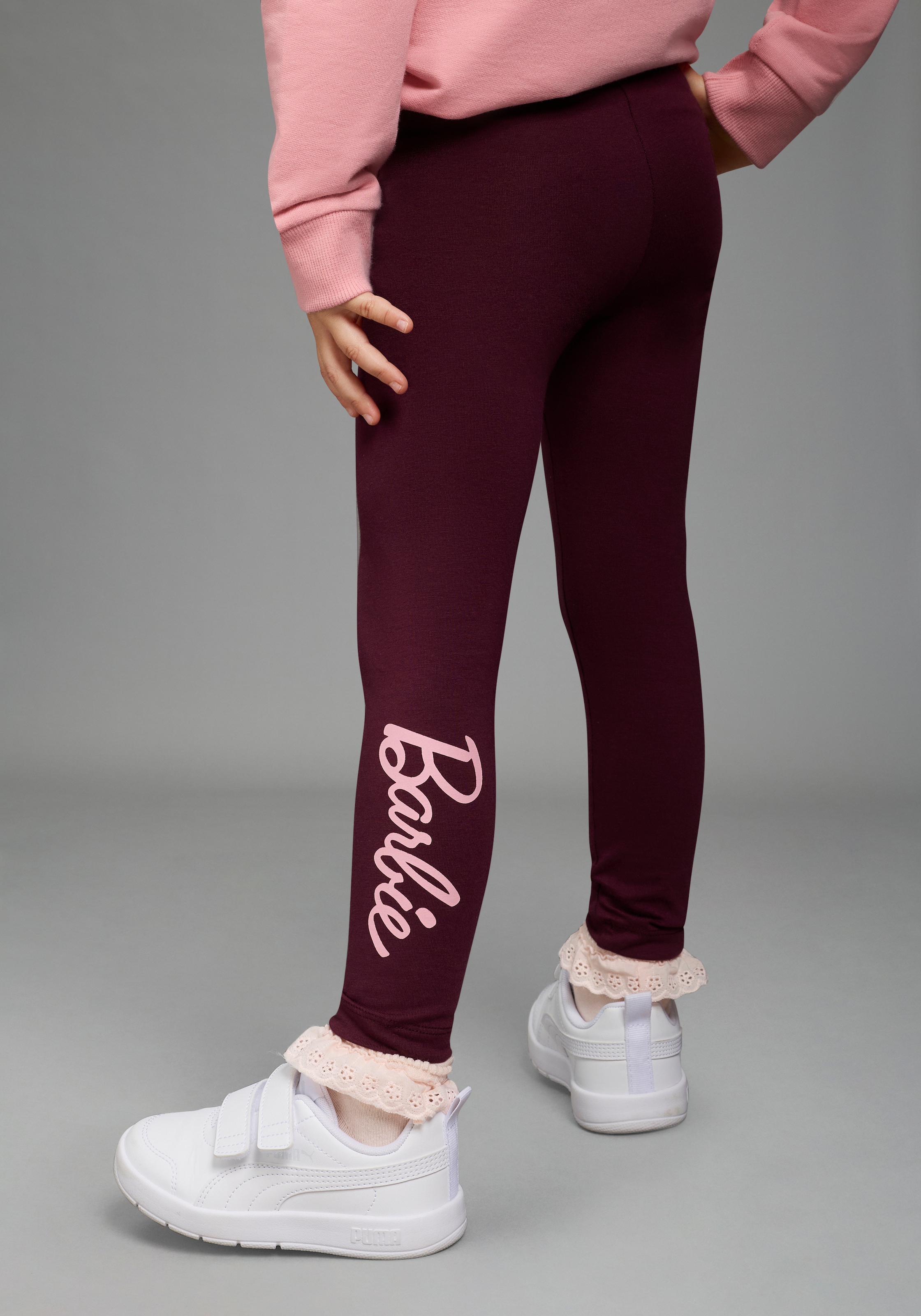 KIDSWORLD Leggings »BARBIE Leggings, Mattel«  BARBIE Legggings, extra-eng geschnittenes Bein, Logo-Druck