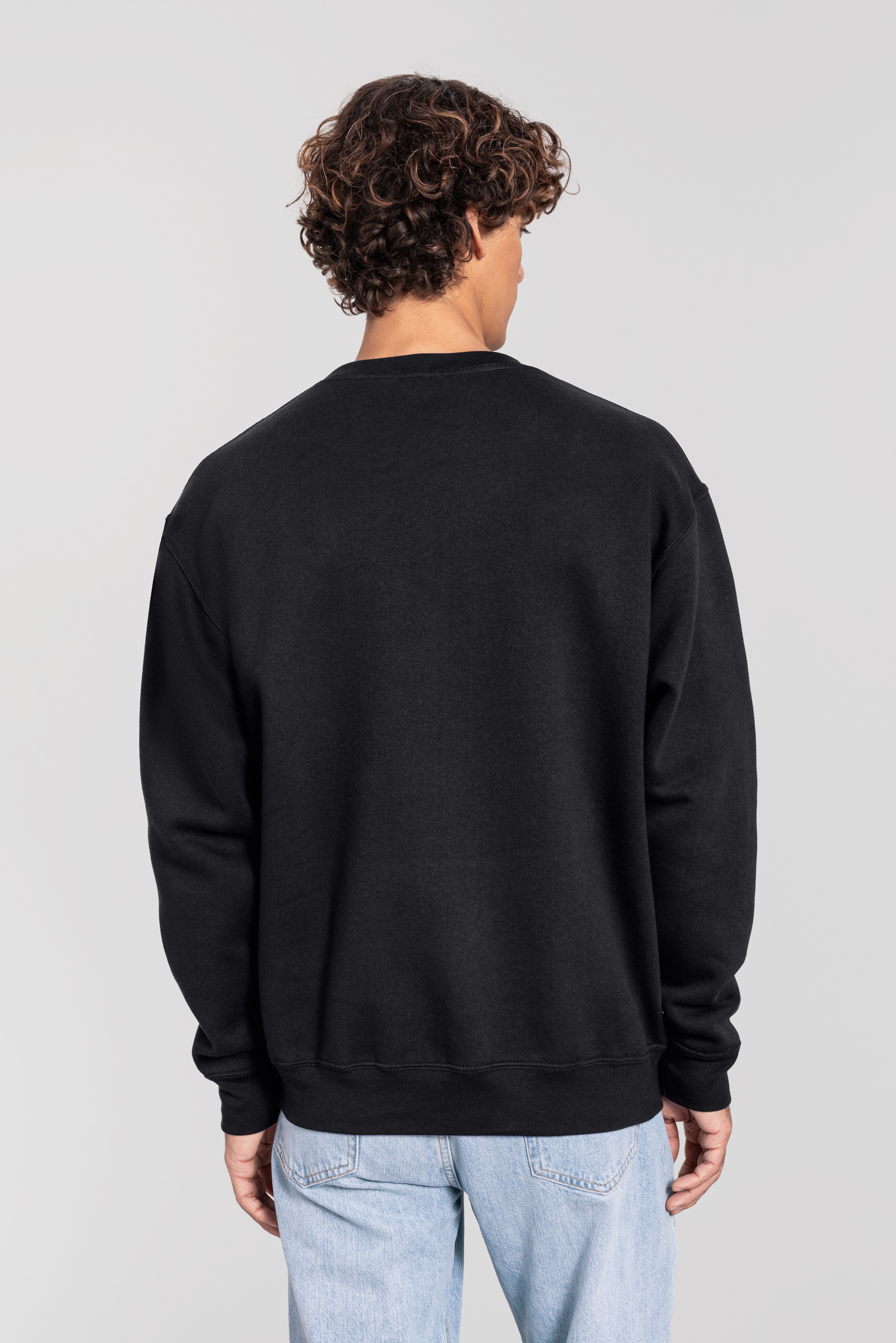 Fruit of the Loom Sweatshirt »Iconic Premium Sweat«, mit angesetzten Bündchen, aus Baumwolle und Polyester
