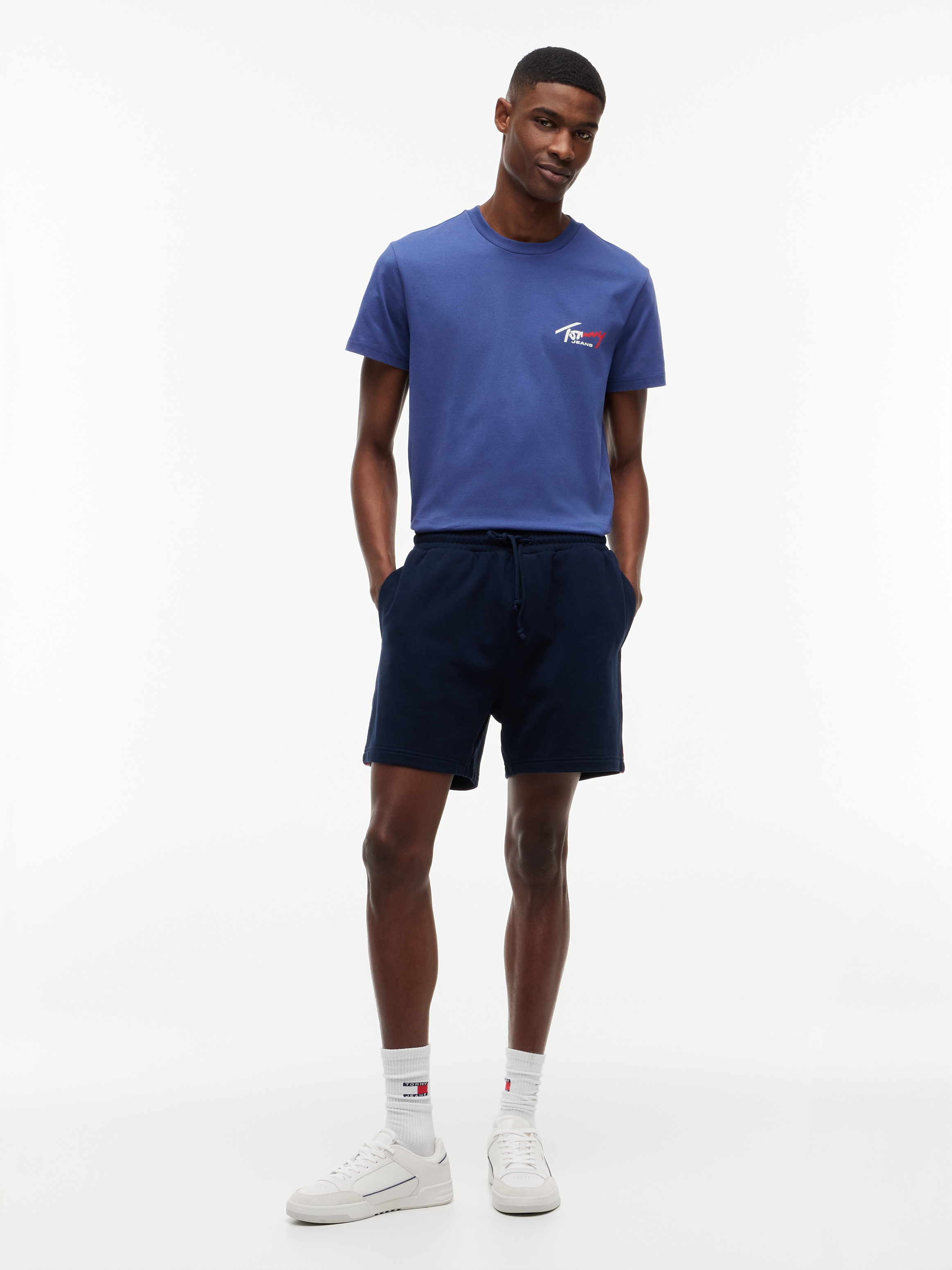 Tommy Jeans T-Shirt »TJM SLIM FIT SIGN CHEST« mit Markenprint
