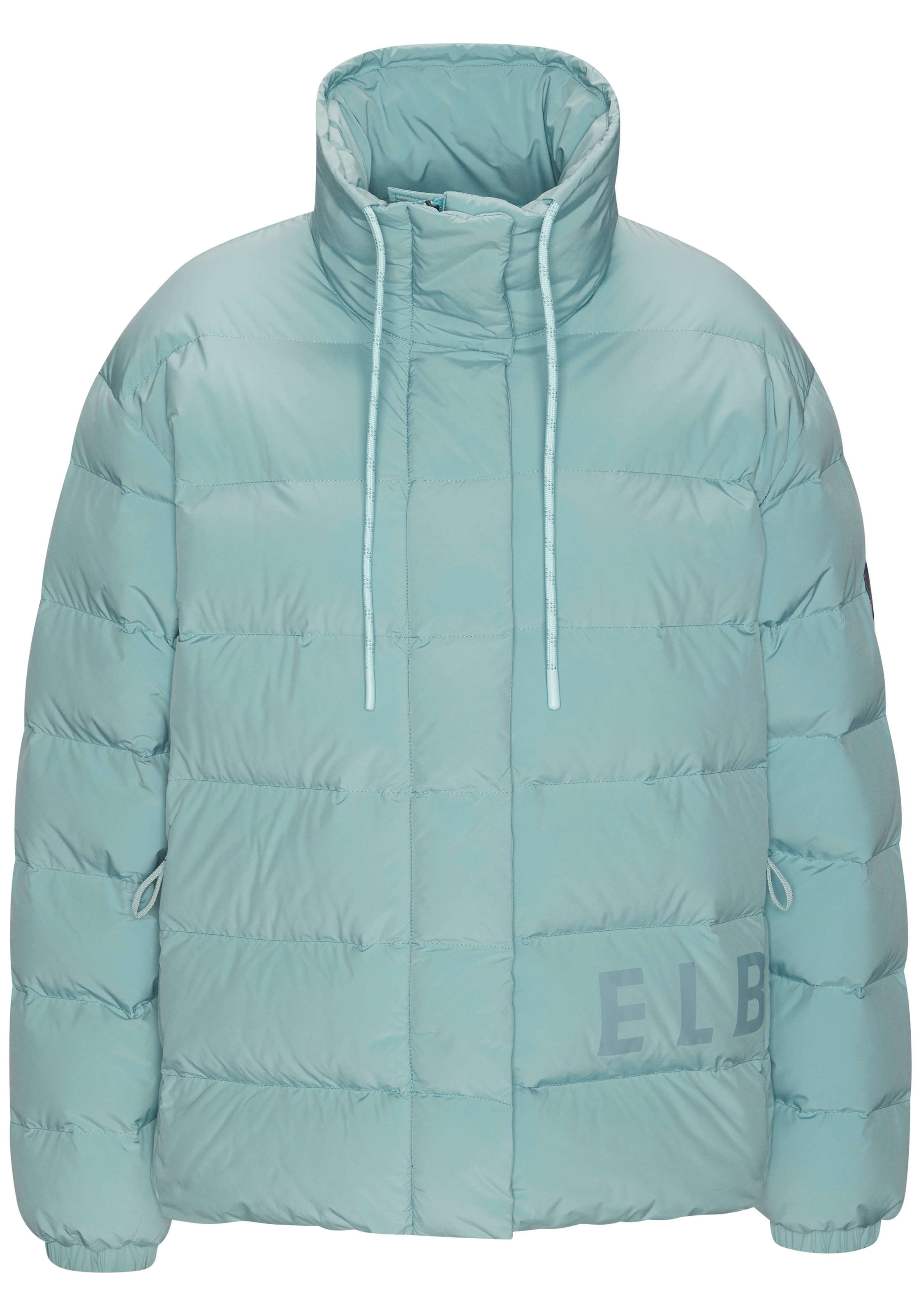 Elbsand Steppjacke, mit grossem seitlichen Logo-Print