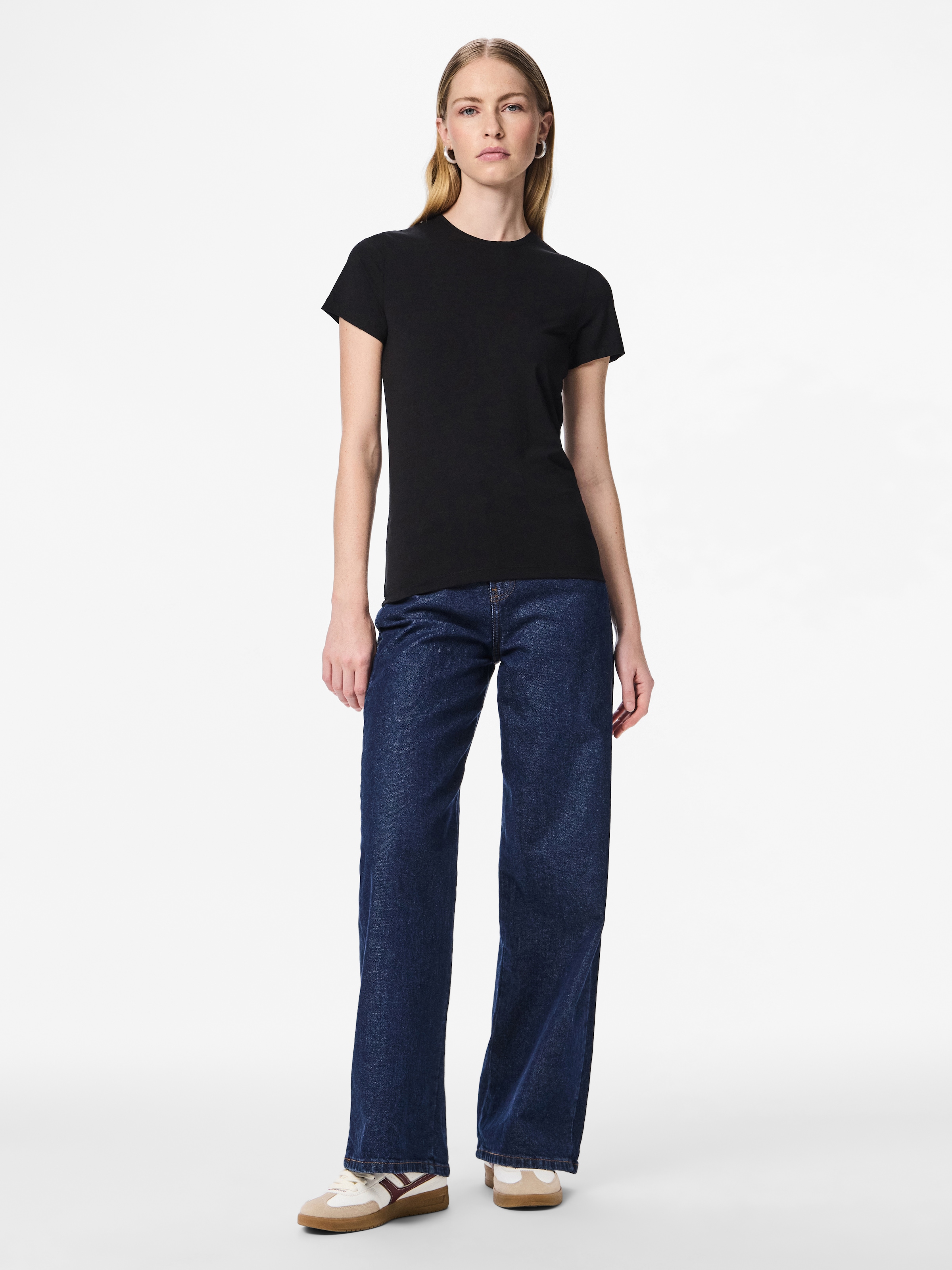 pieces T-shirt à manches courtes »PCSIRENE TEE JRS NOOS« Baumwollmischung, slim fit
