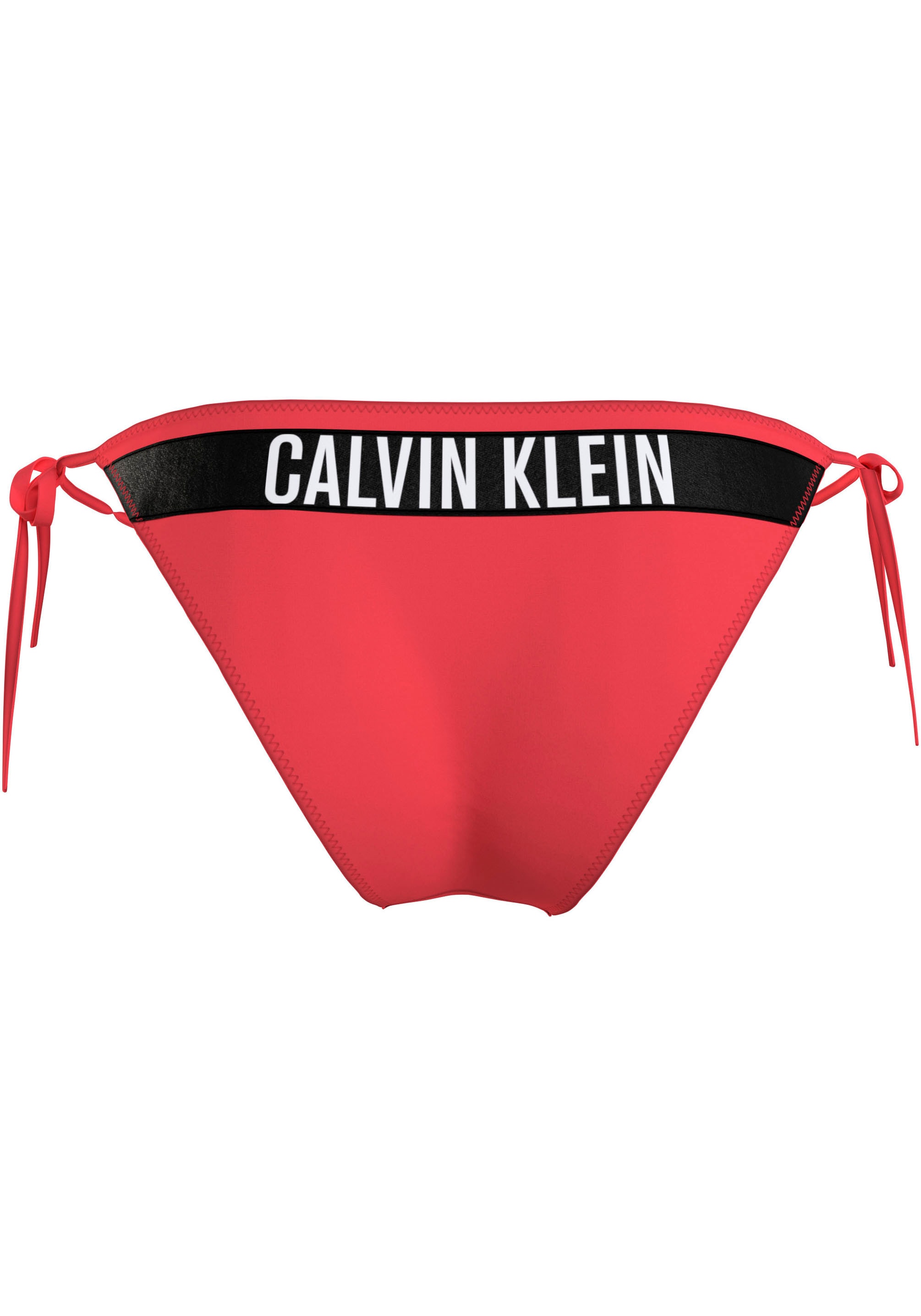 Calvin Klein Swimwear Bikini-Hose »STRING SIDE TIE«, mit grossem Logo hinten