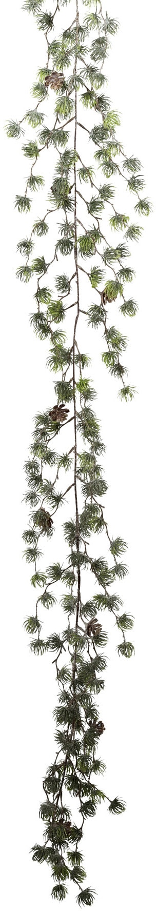Creativ deco Winterliche Kunstpflanze »Weihnachtsdeko, Weihnachtsgirlande«, Girlande in Frost-Optik, Länge 145 cm