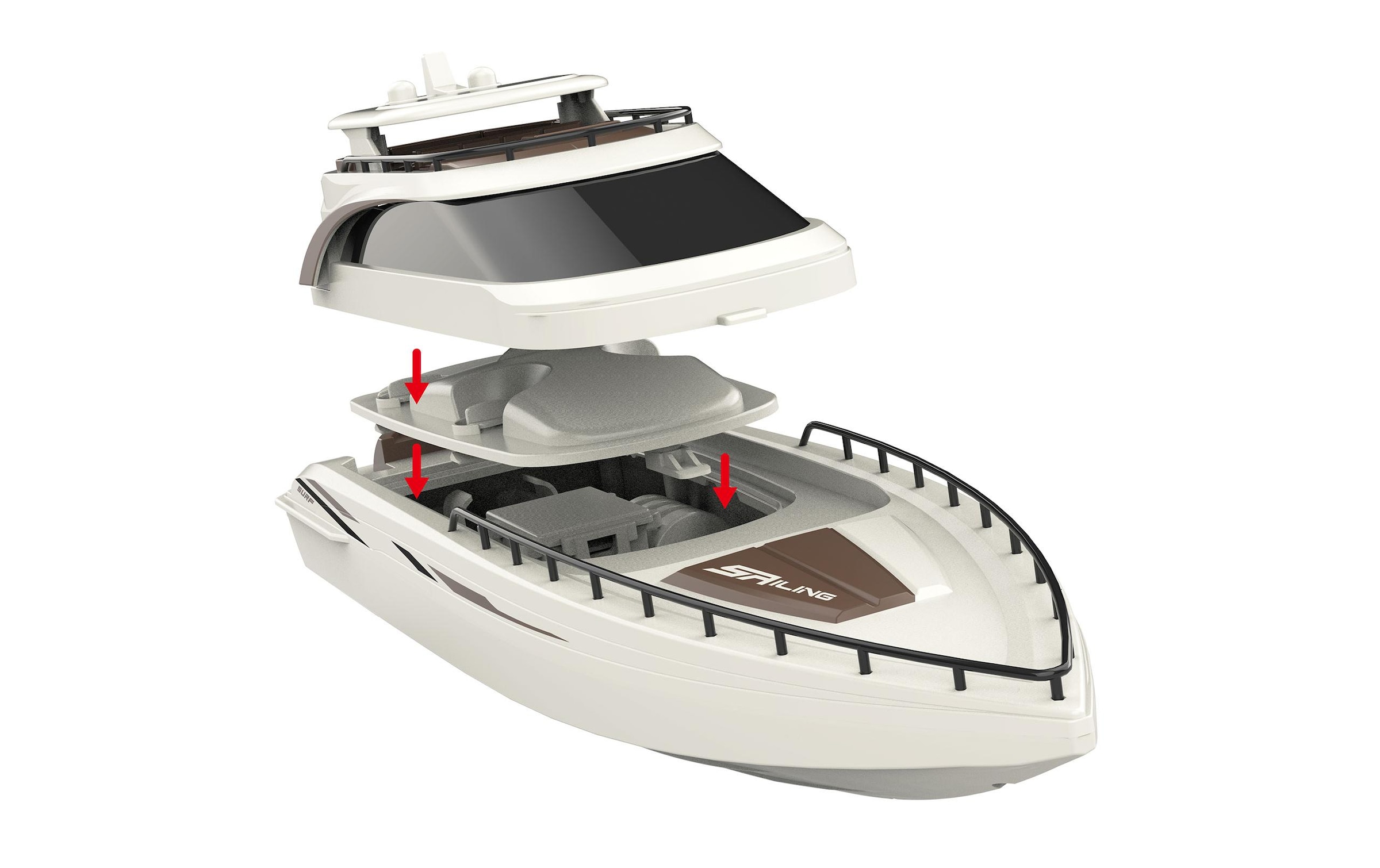 Amewi RC-Boot »Yacht Rising Sun Cruise, 380 mm RTR«