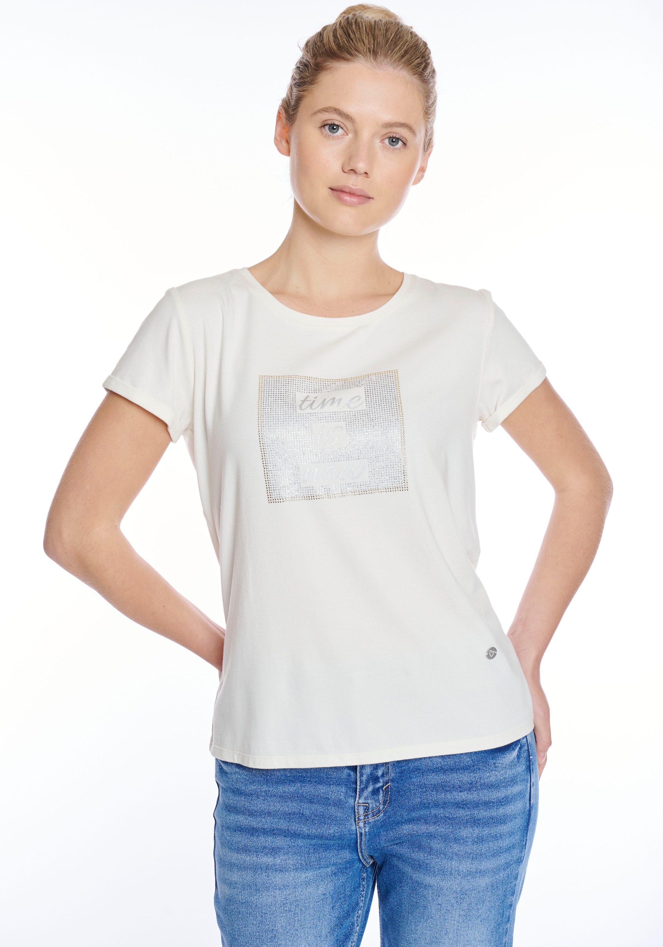 Image of ZABAIONE T-Shirt "Au44tumn" mit Glitzernieten