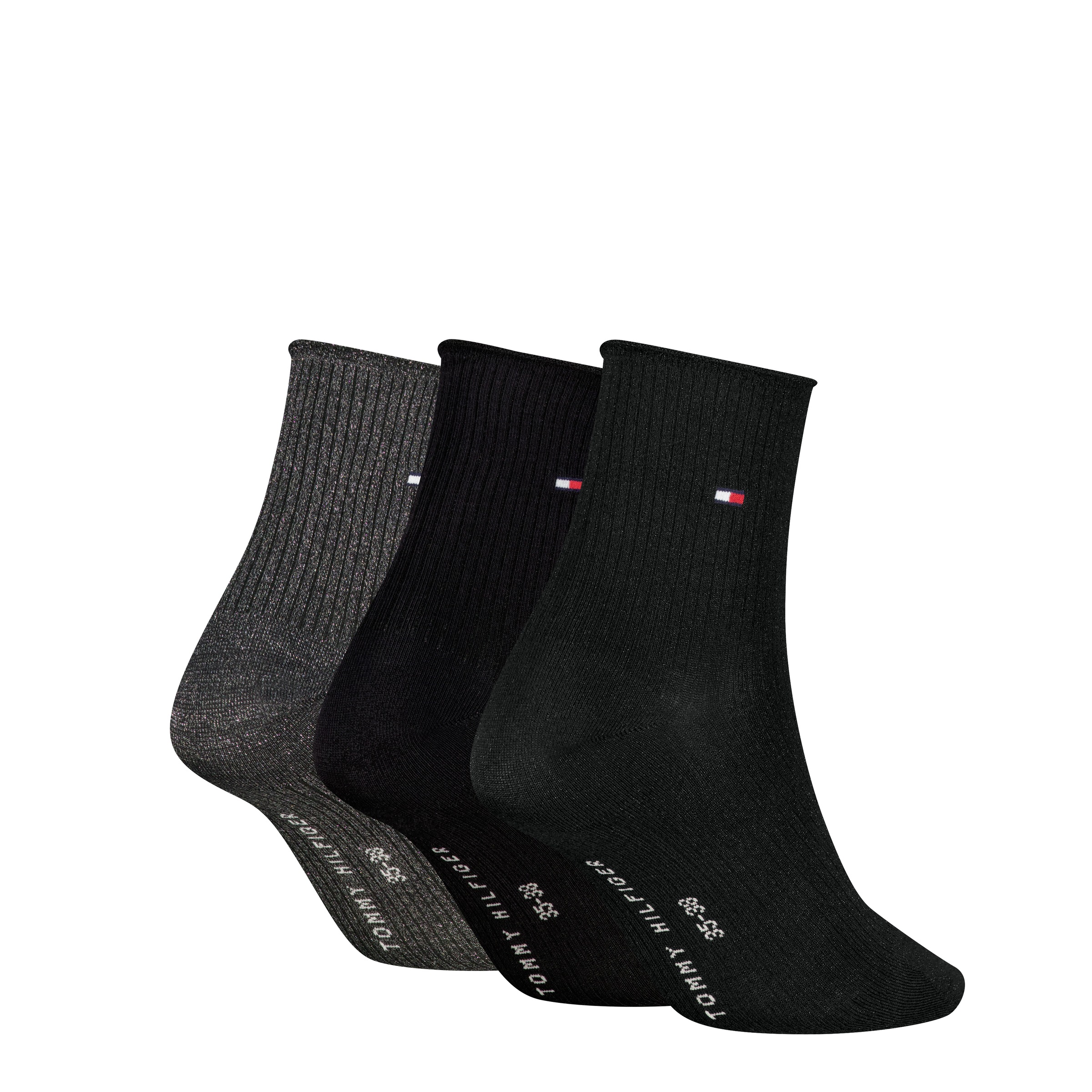 Tommy Hilfiger Kurzsocken 3 Paar,  mit Geschenkbox