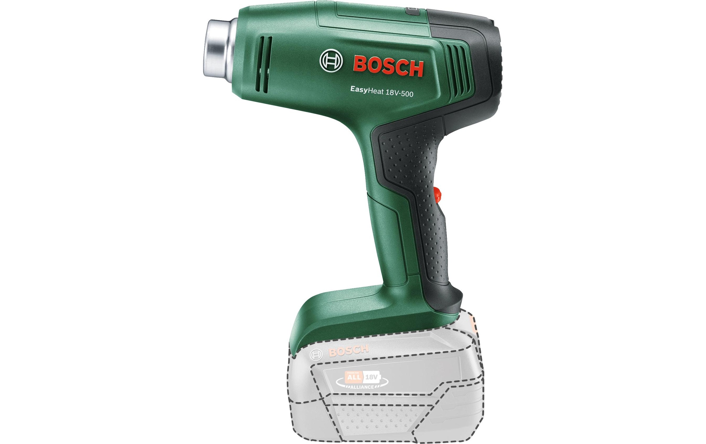 Image of BOSCH Akku-Heissluftgebläse "EasyHeat 18V-500" ohne Akku und Ladegerät