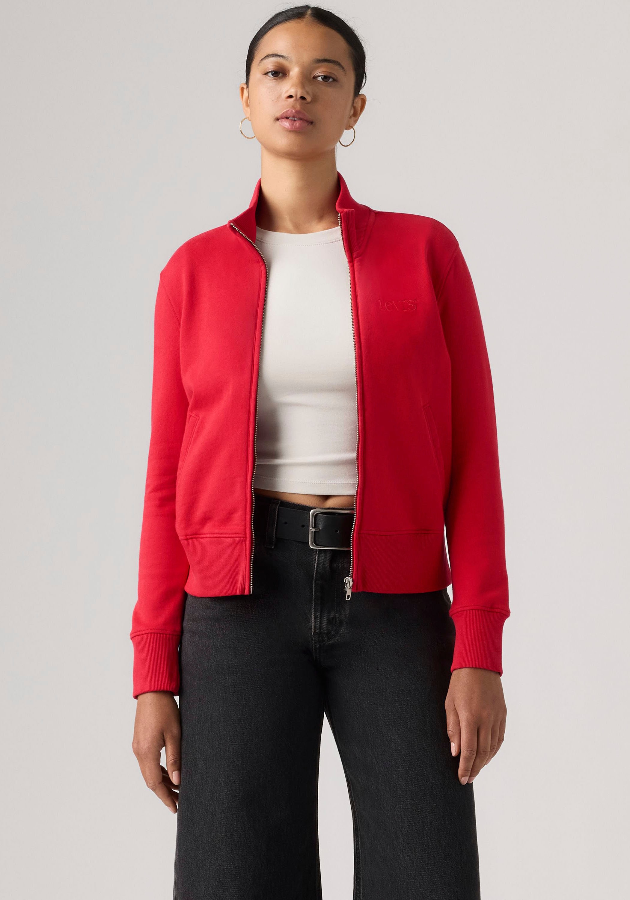Image of Levis Sweatjacke "GR SLIM FIT FULL ZIP" Taille bedeckend, schmale Passform
