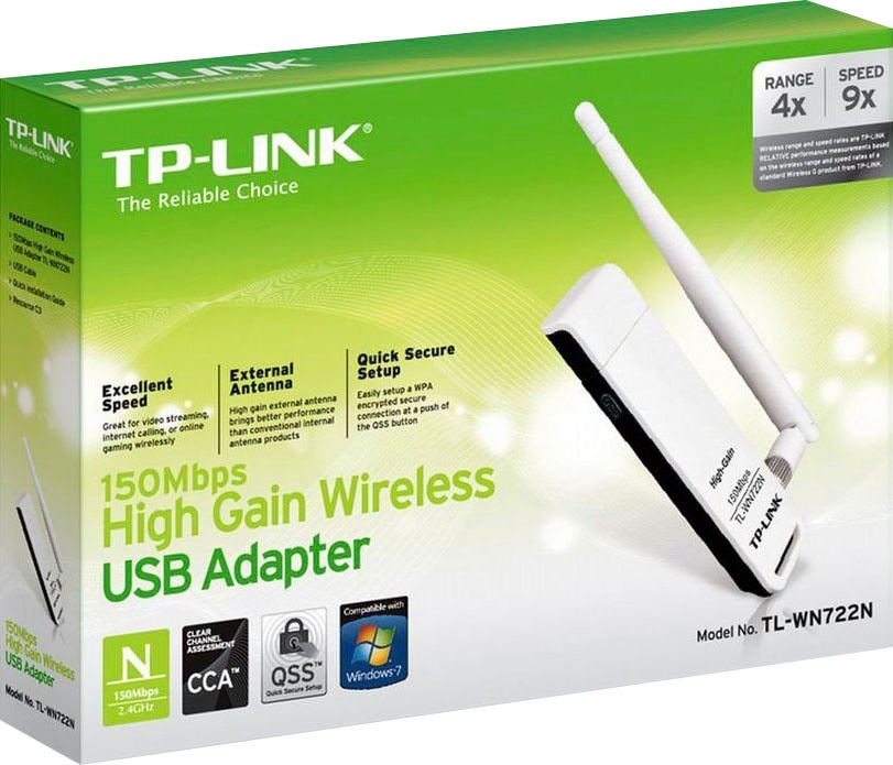 TP-Link WLAN-Dongle »TL-WN722N«, (150 Mbit/s)