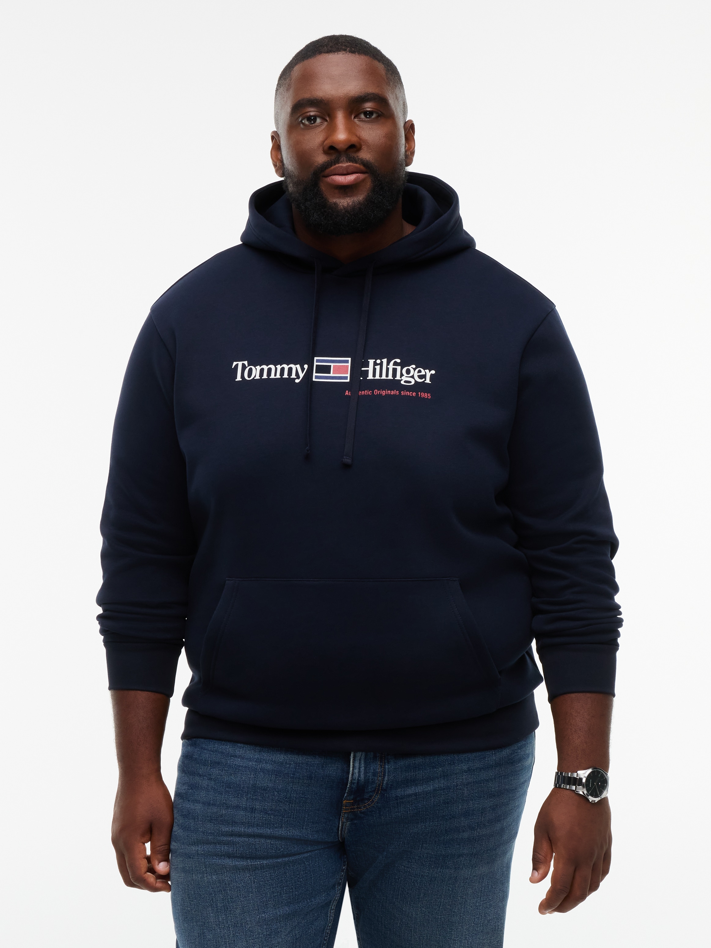 Tommy Hilfiger Big & Tall Hoodie »BT-RWB GRAPHIC FLEECE«, Grosse Grössen
