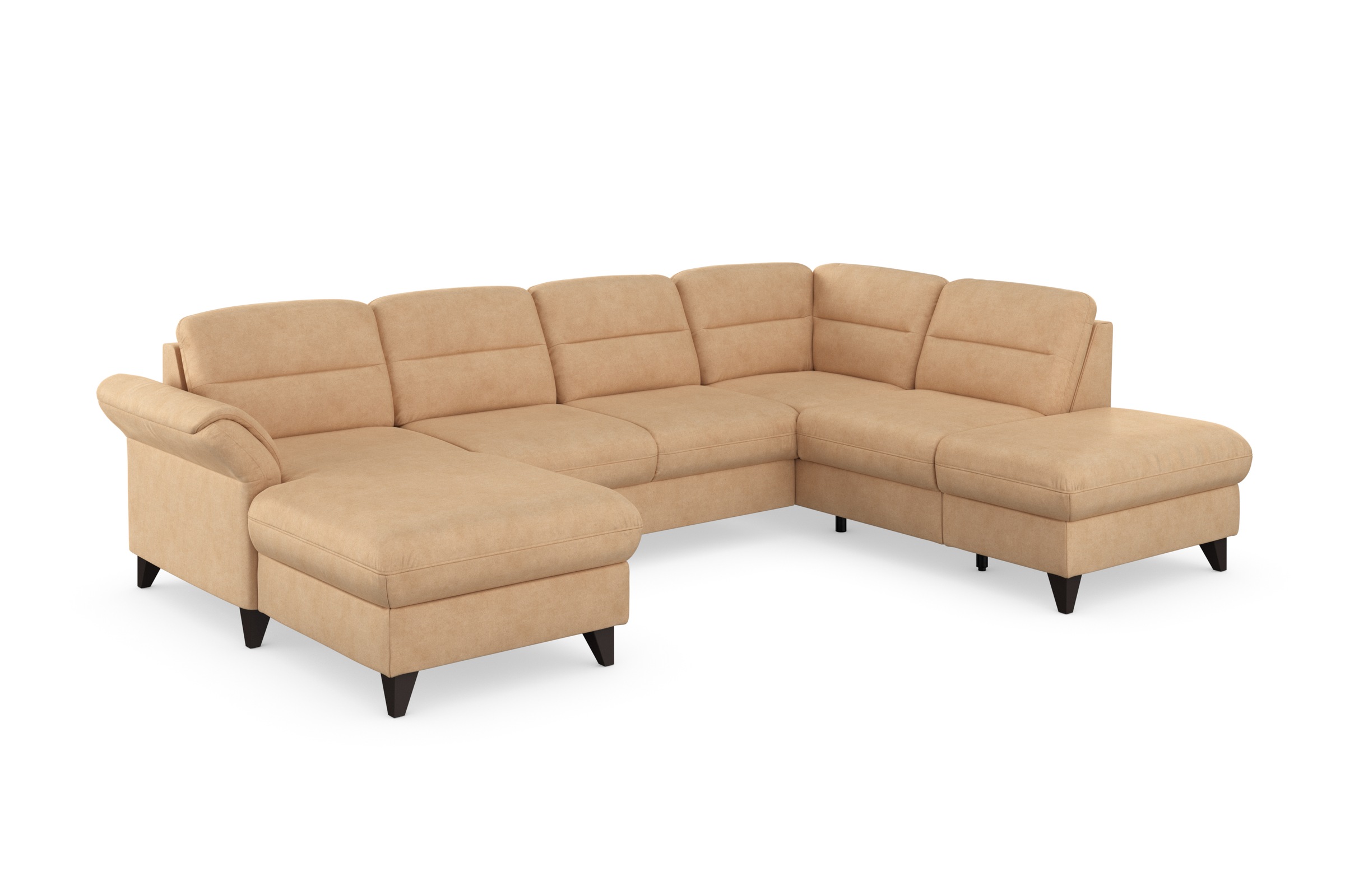 sit&more Paysage de salon »Mellum U-Form« Federkern, wahlweise mit Bettfunktion, Stauraum und Armteilfunktion