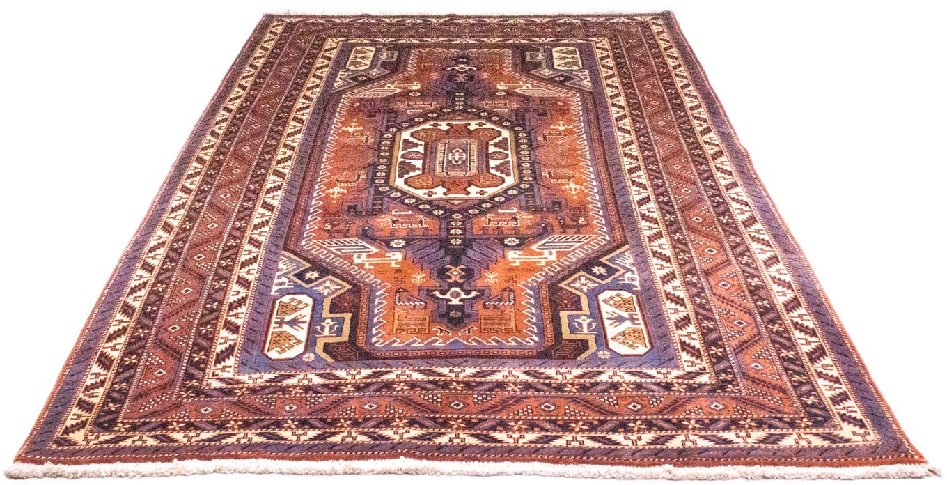 Image of morgenland Wollteppich »Ardebil Teppich handgeknüpft orange«, rechteckig, 9 mm Höhe, handgeknüpft bei Ackermann Versand Schweiz