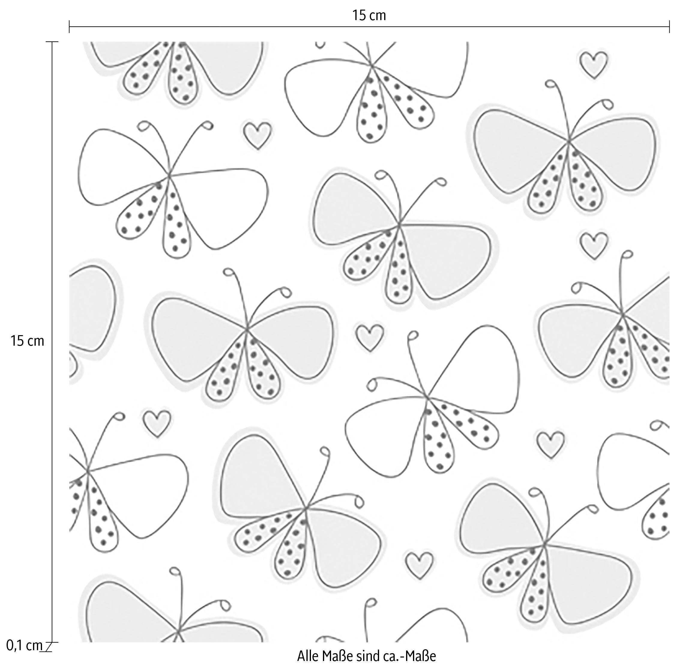 queence Fliesenaufkleber »Schmetterlinge« Stickerfliesen, selbstklebend, Sticker, 12er Set