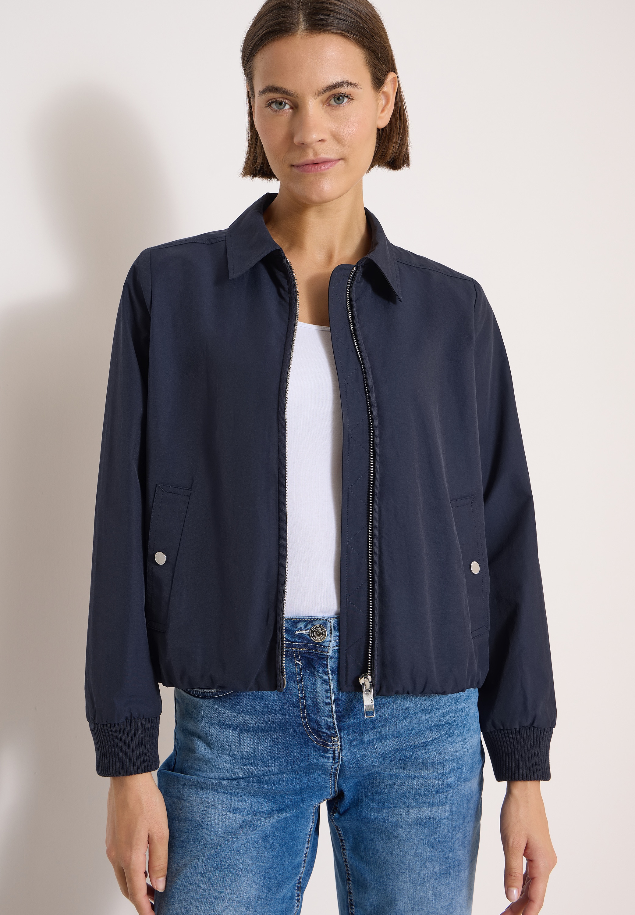 Image of Cecil Jackenblazer Blouson mit Hemdblusenkragen