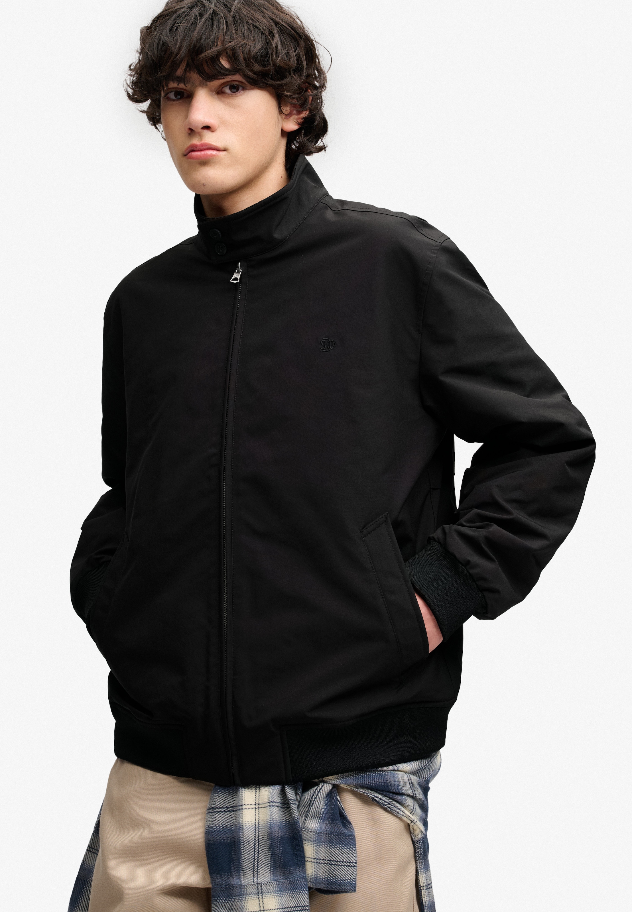 Image of Superdry Blouson "CAMPUS PADDED HARRINGTON JKT" Kunstfaser, relaxed fit