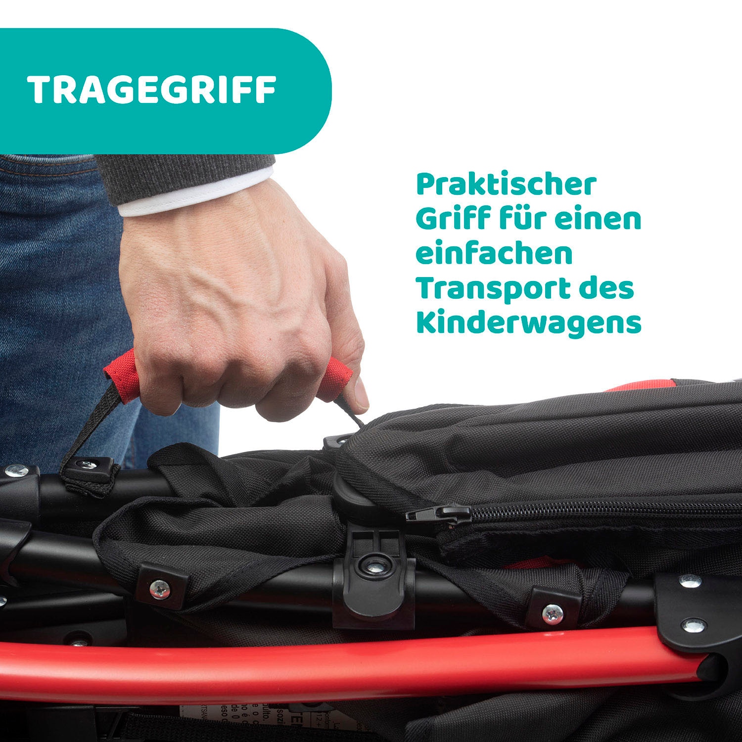 Chicco Kinder-Buggy »Echo, Scarlet«, mit Frontbügel;