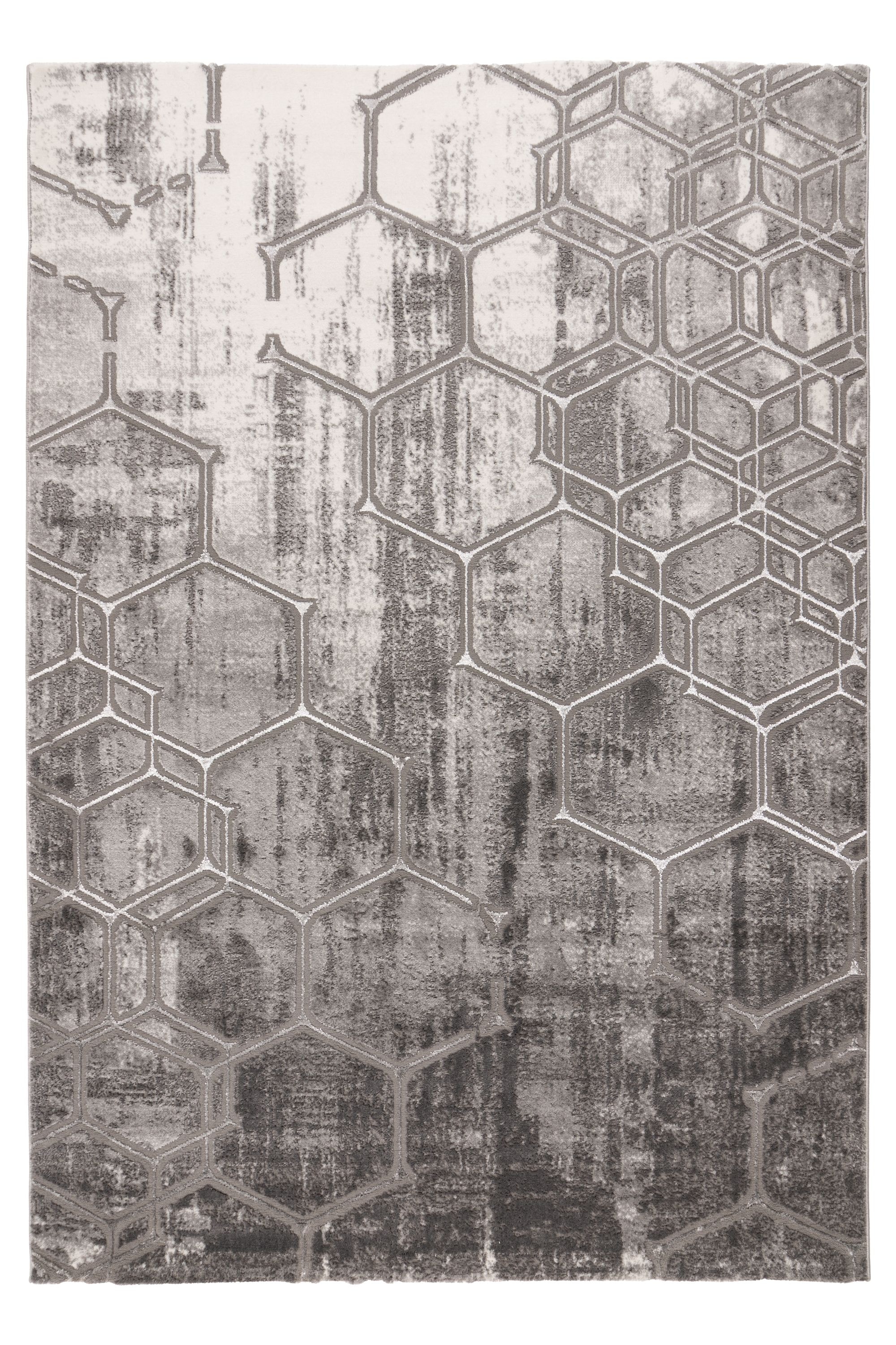 Image of Kayoom Teppich "Mineral 525" rechteckig 12 mm Höhe Kurzflor, Hoch Tief Struktur, Wohnzimmer