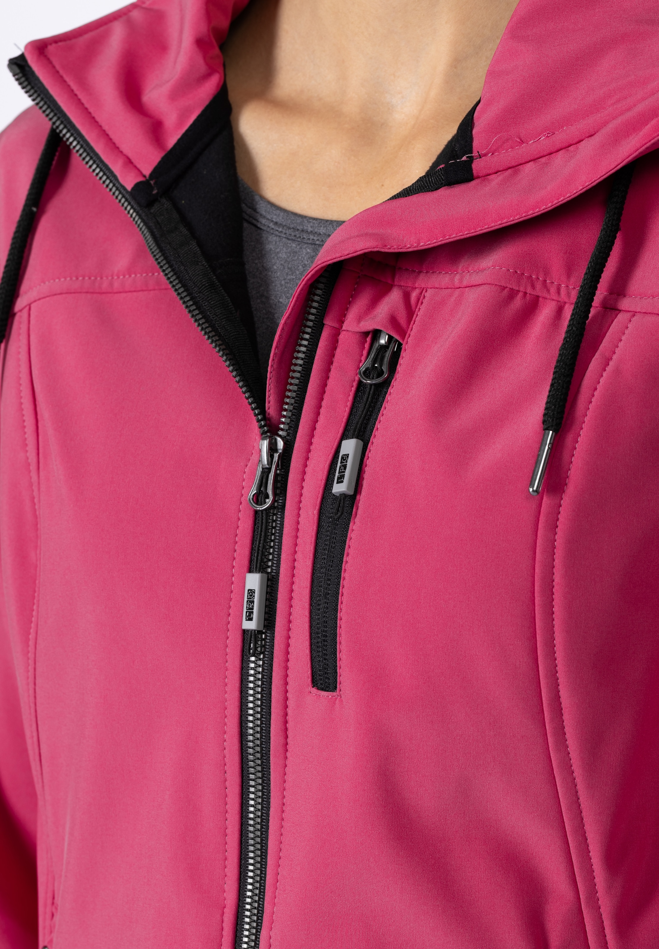DEPROC Active Veste softshell »DECORAH PEAK V WOMEN« avec capuche amovible