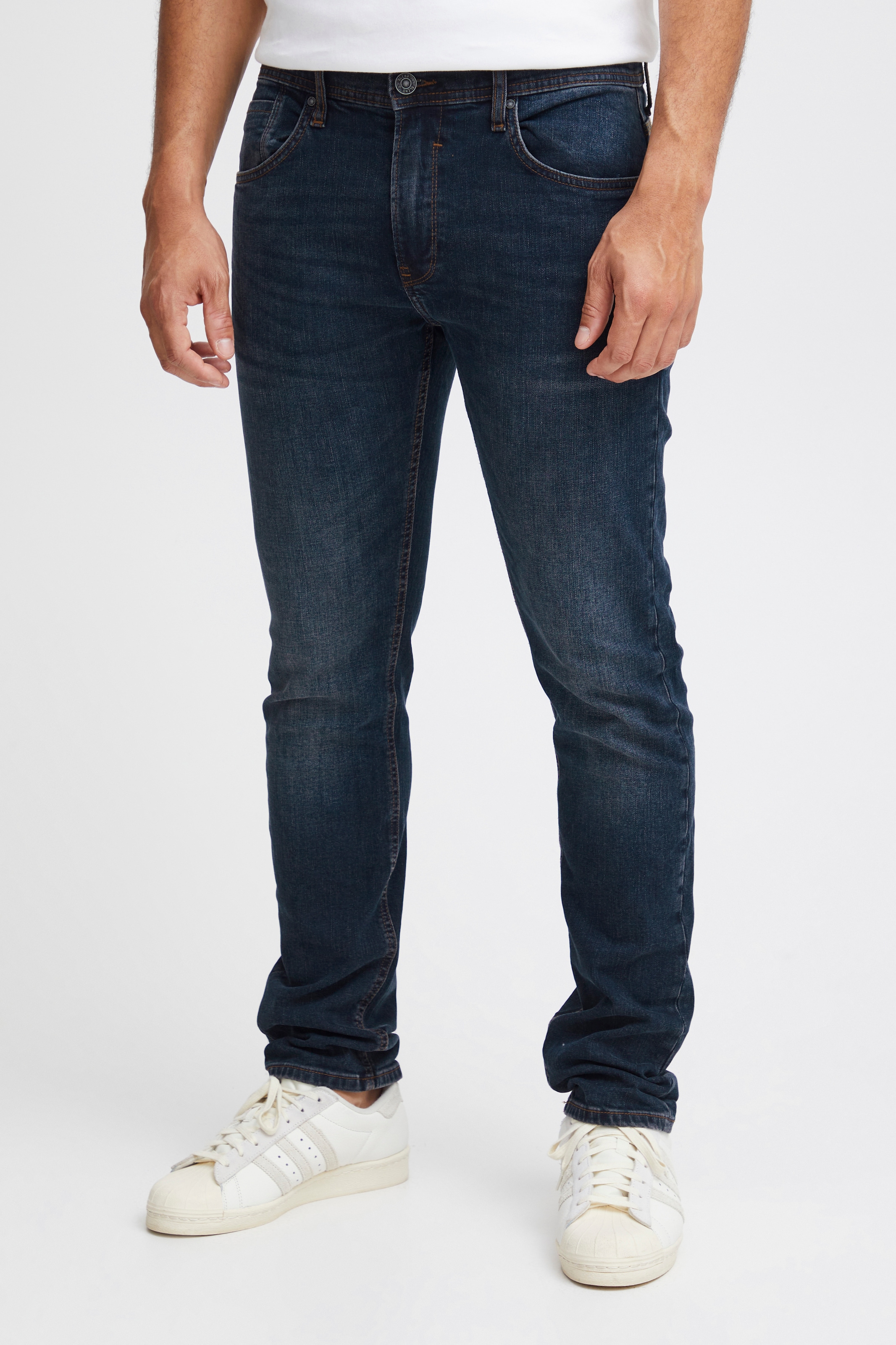 Image of Blend 5-Pocket-Jeans "BHTWISTER" Slim Fit, knöchellange Schnittform, mit Reissverschluss