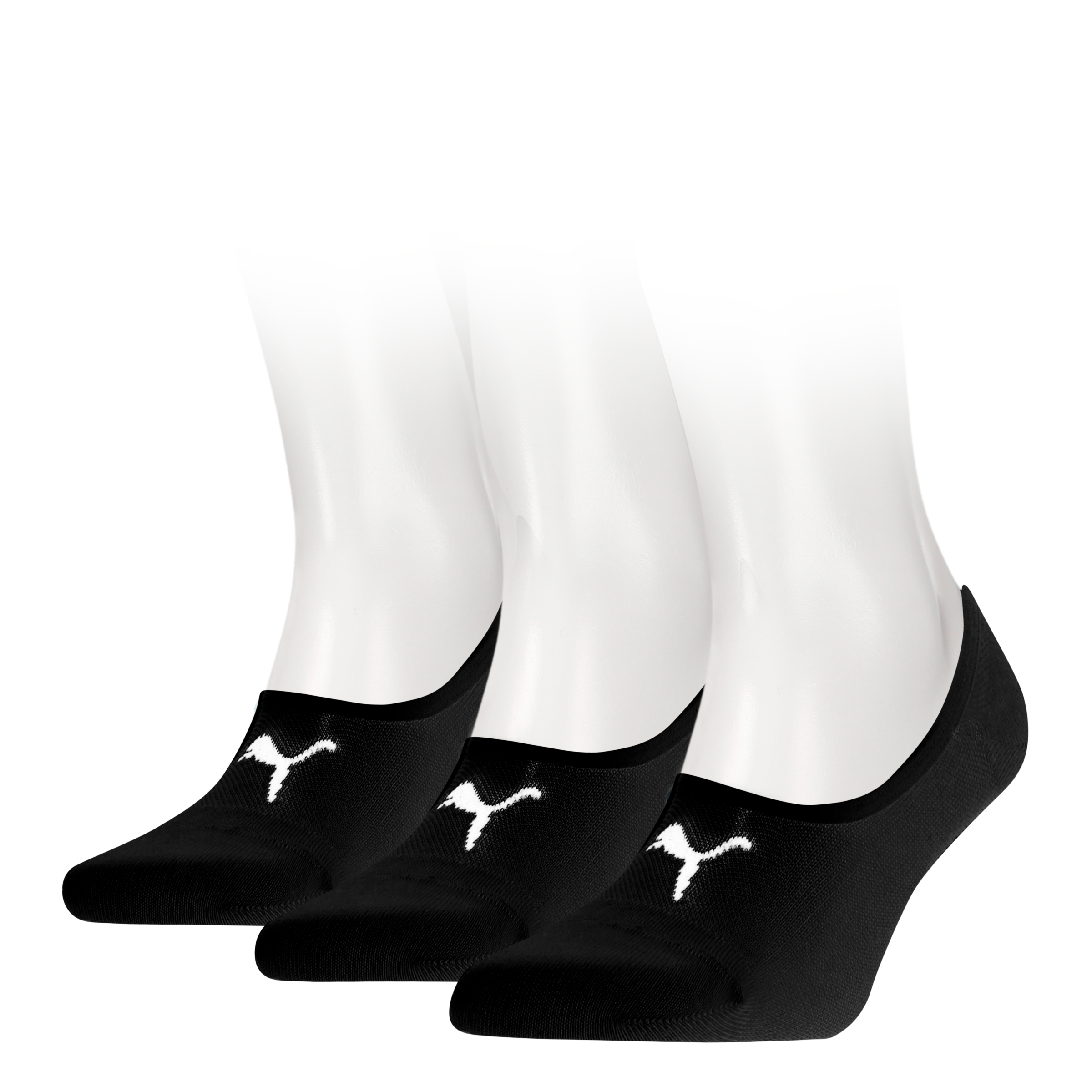 PUMA Füsslinge »PUMA UNISEX FOOTIE 3P«, (3 Paar), Elastisches Bund für Komfort und sicheren Sitz