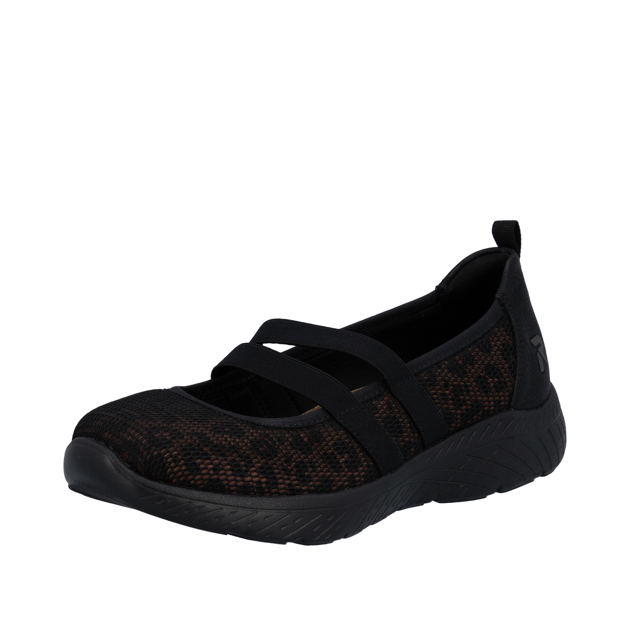 Image of Rieker Ballerina Slipper, Schlupfschuh mit Stretchbänder