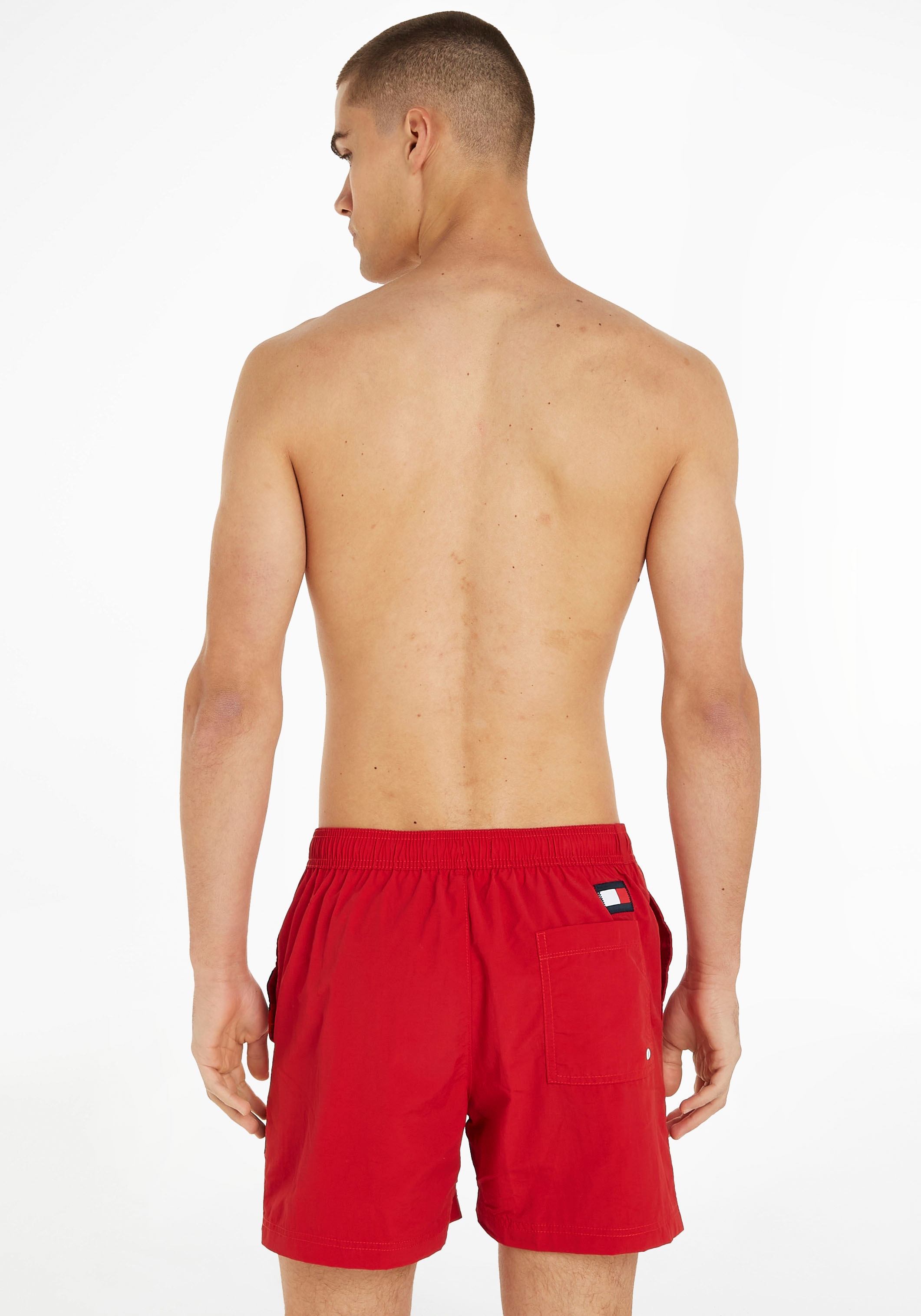 Image of Tommy Hilfiger Swimwear Badeshorts "SF MEDIUM DRAWSTRING" mit Tommy Hilfiger Markenlabel