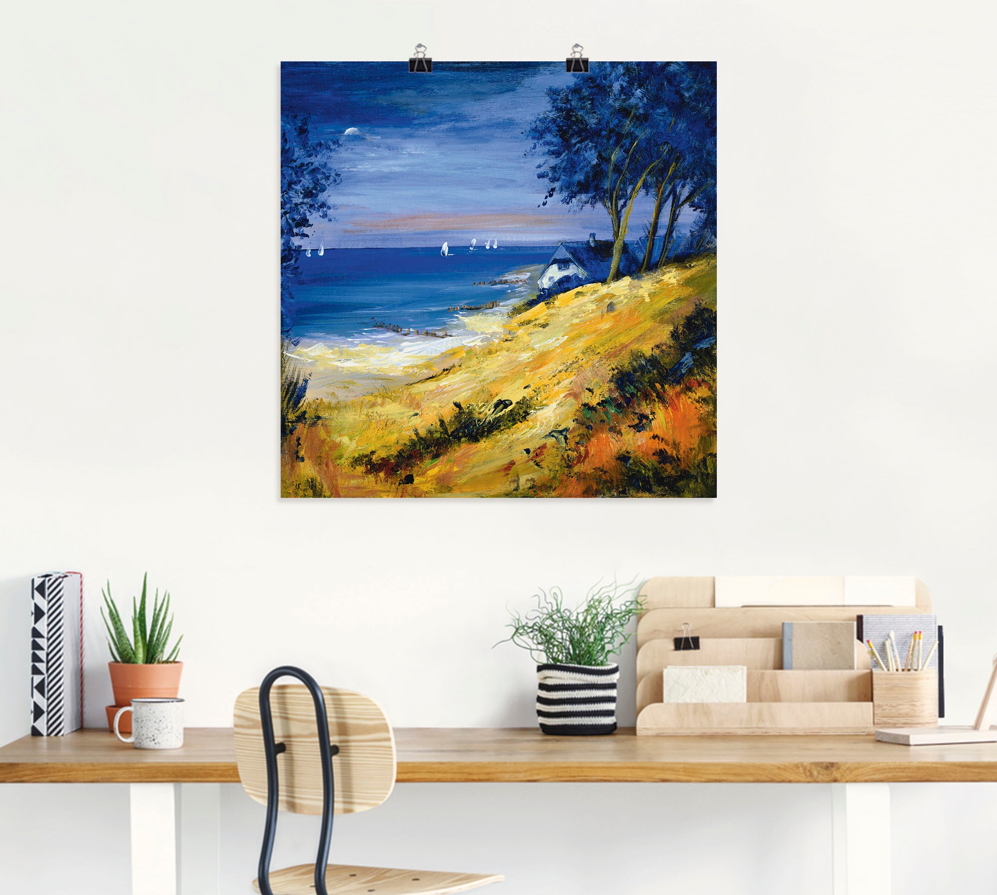 Artland Wandbild »Das Meer zu Hause«, Gewässer, (1 St.), als Leinwandbild, Poster in verschied. Grössen
