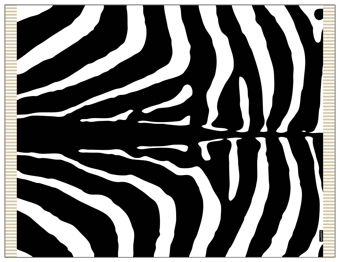 MySpotti Vinylteppich »Buddy Rosalie G«, rechteckig, statisch haftend, Zebra