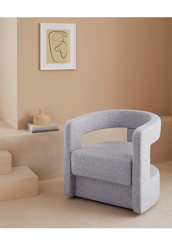 LeGer Home by Lena Gercke Sessel »Taraneh«, besonderes Design, auch in Bouclé-Stoff kaufen