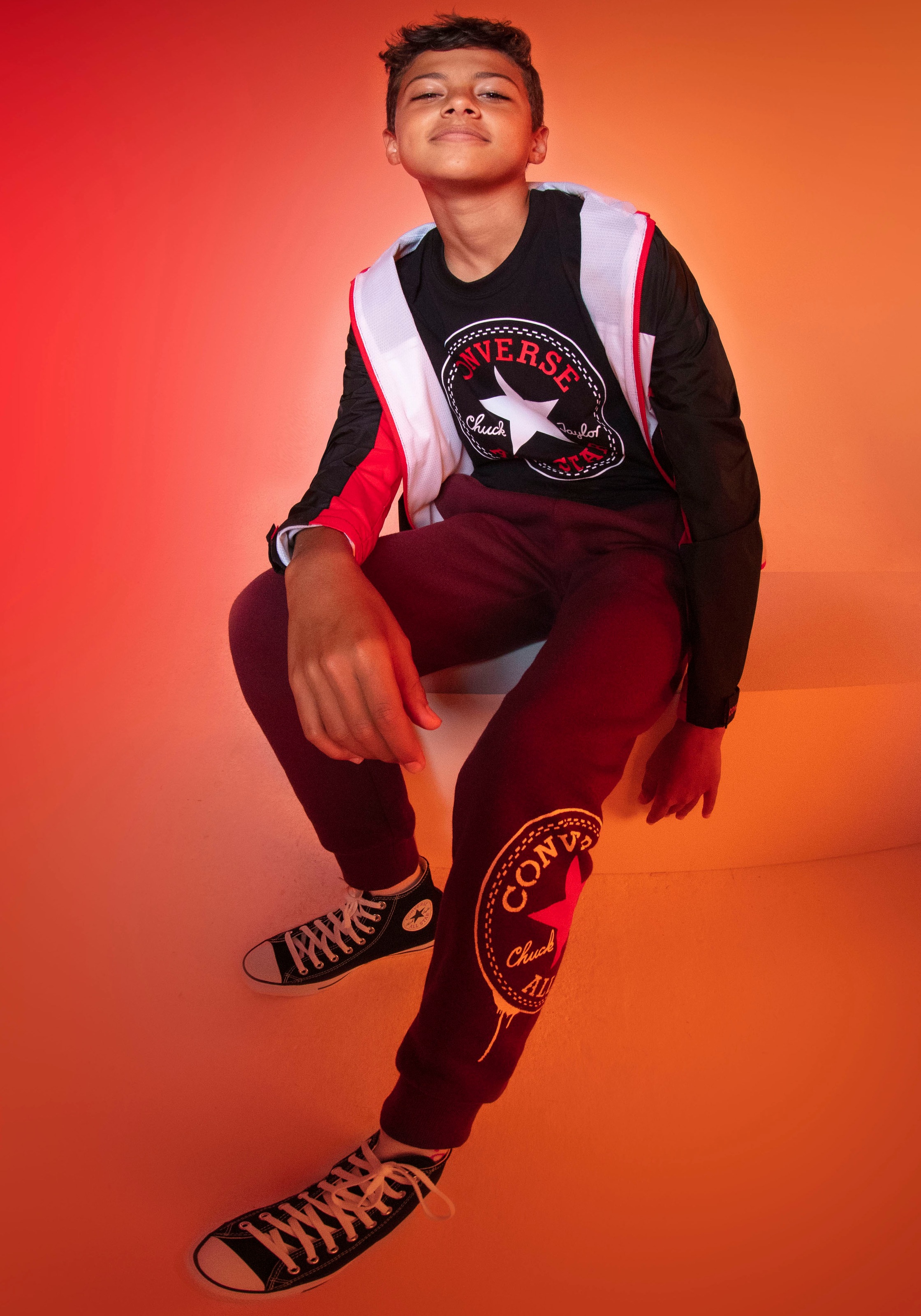 Converse Kurzarmshirt »für Kinder«, für Kinder