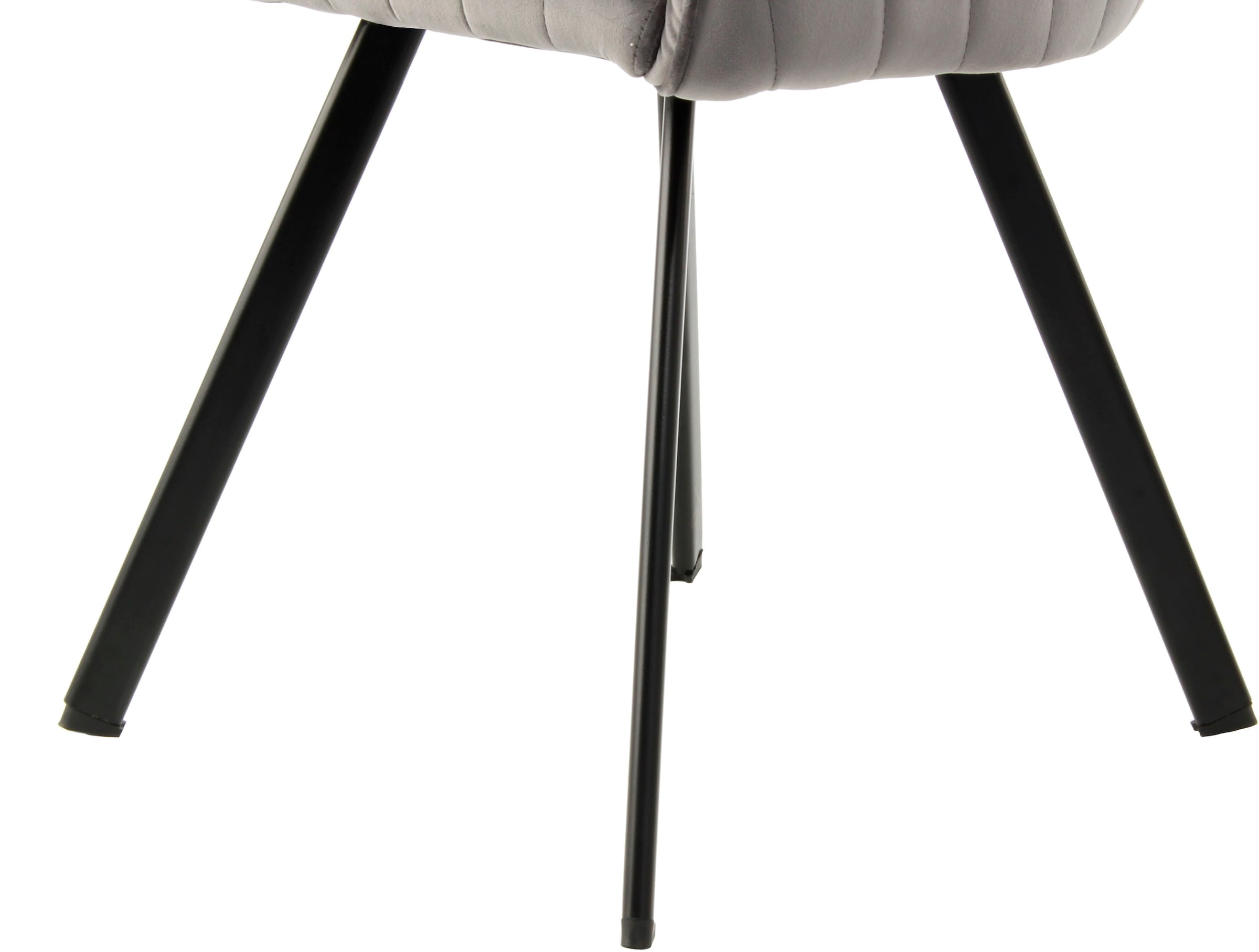 Kayoom Stuhl »Jodie 125 2er-Set, Sitzfläche mit Polsterung«, (Set), 2 St., samtweicher Bezug, bequem, einfarbiges Design